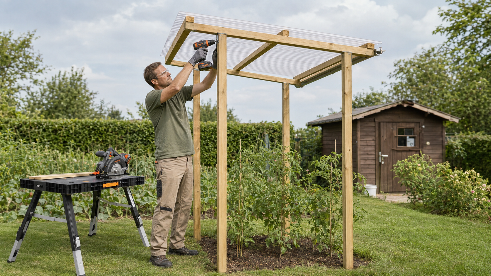 Tomatenhaus selber bauen: Bauanleitung für ein DIY-Tomatengewächshaus