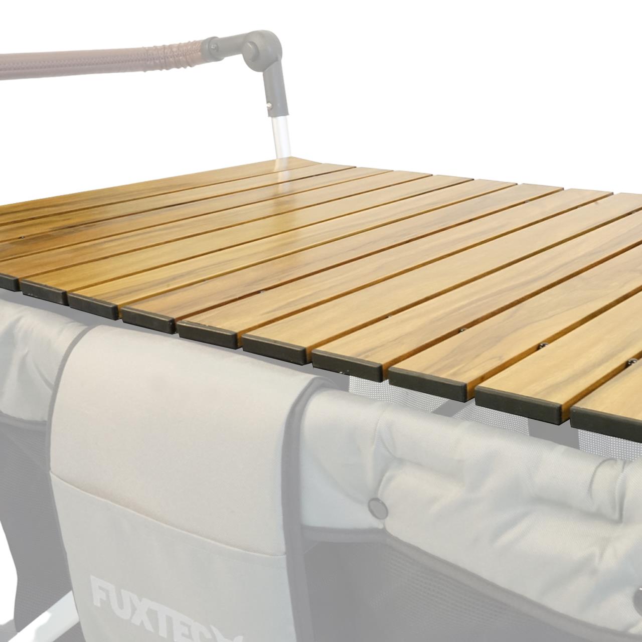 B-WARE Mobiler Alutisch Holzoptik Bollerwagen CTXL-900