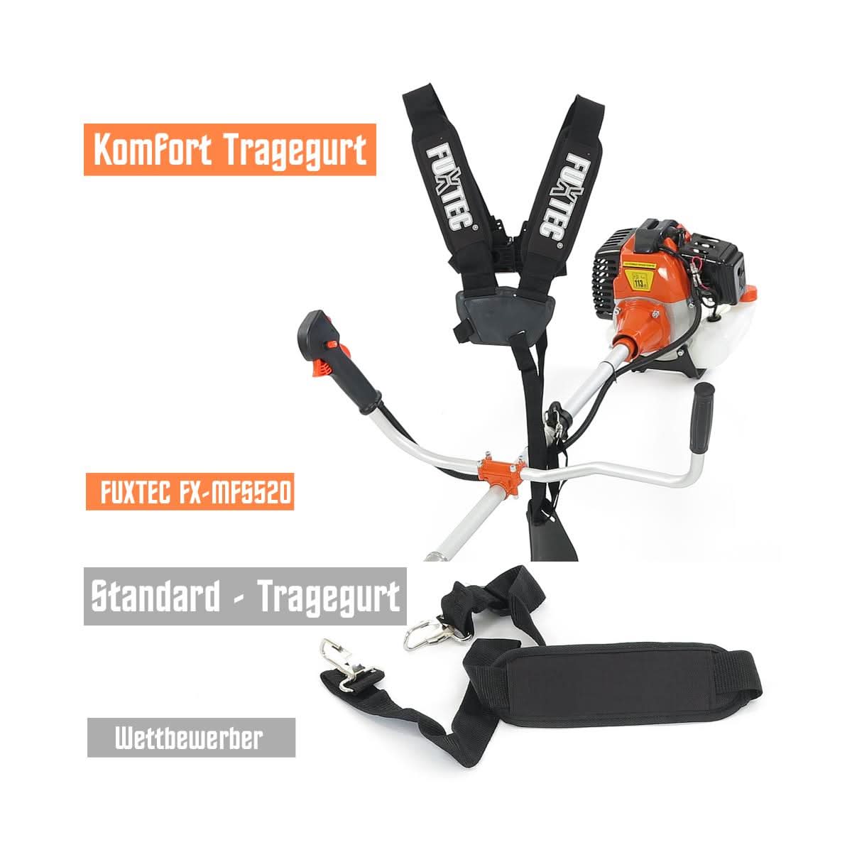 B-WARE FUXTEC Benzin Motorsense Multitool 2in1