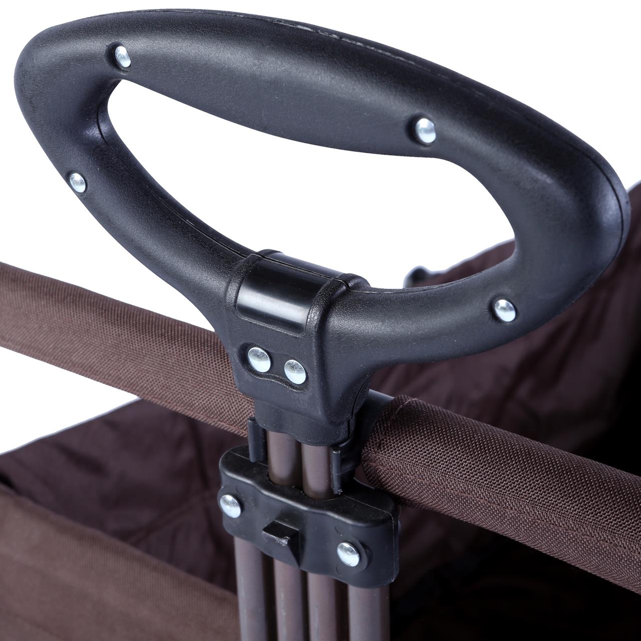 B-Ware Bollerwagen FX-CT700 mit UV-geschütztem Sonnendach und zusätzlichem Schiebegriff