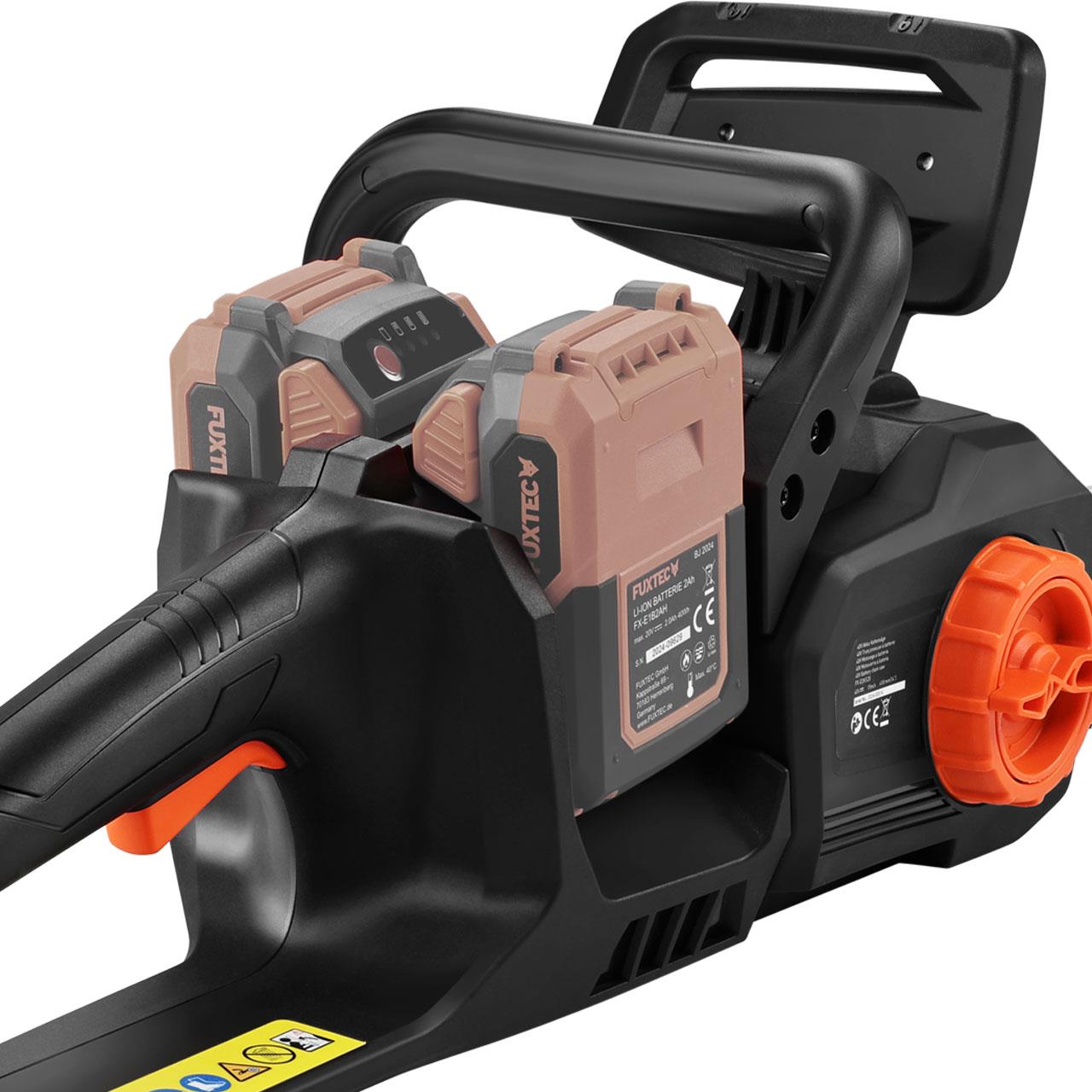 B-WARE FUXTEC 2x20V Akku Kettensäge FX-E2KS ohne Akku und Ladegerät
