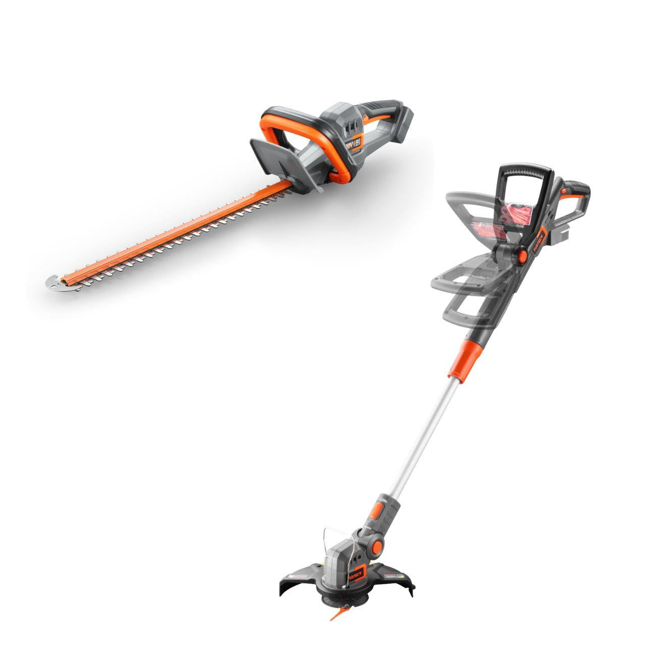 FUXTEC 20V Garten-Set FX-20VSET5 Rasentrimmer und Heckenschere