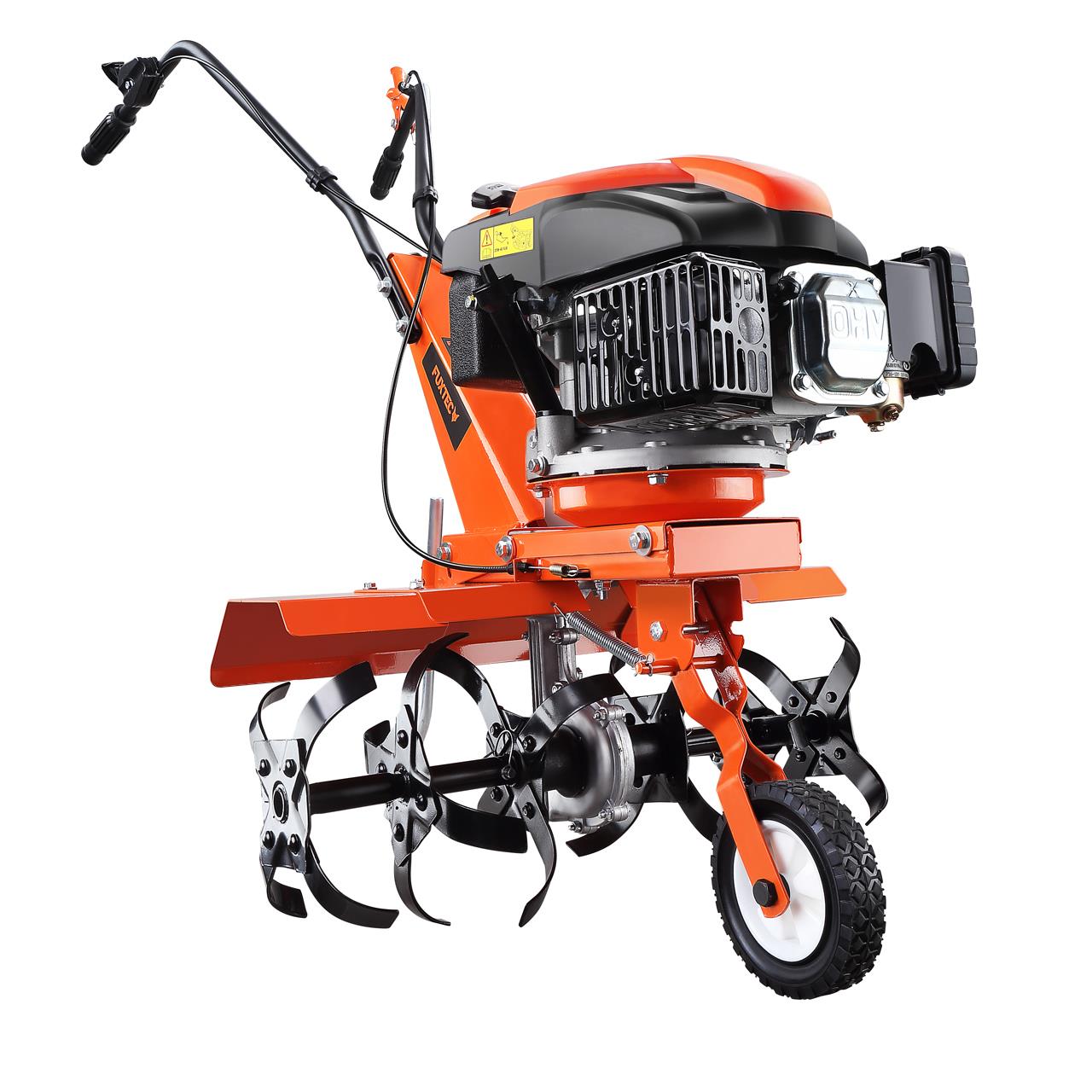 B-WARE FUXTEC FX-AF1139 SET Ackerfräse Bodenhacke Motorhacke inkl Fräsebreitenerweiterung