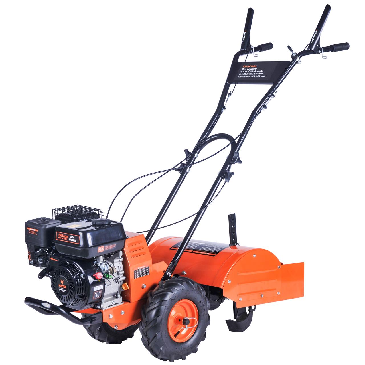 B-WARE FUXTEC FX-AF1196 Ackerfräse Bodenhacke Motorhacke mit 50cm Breite