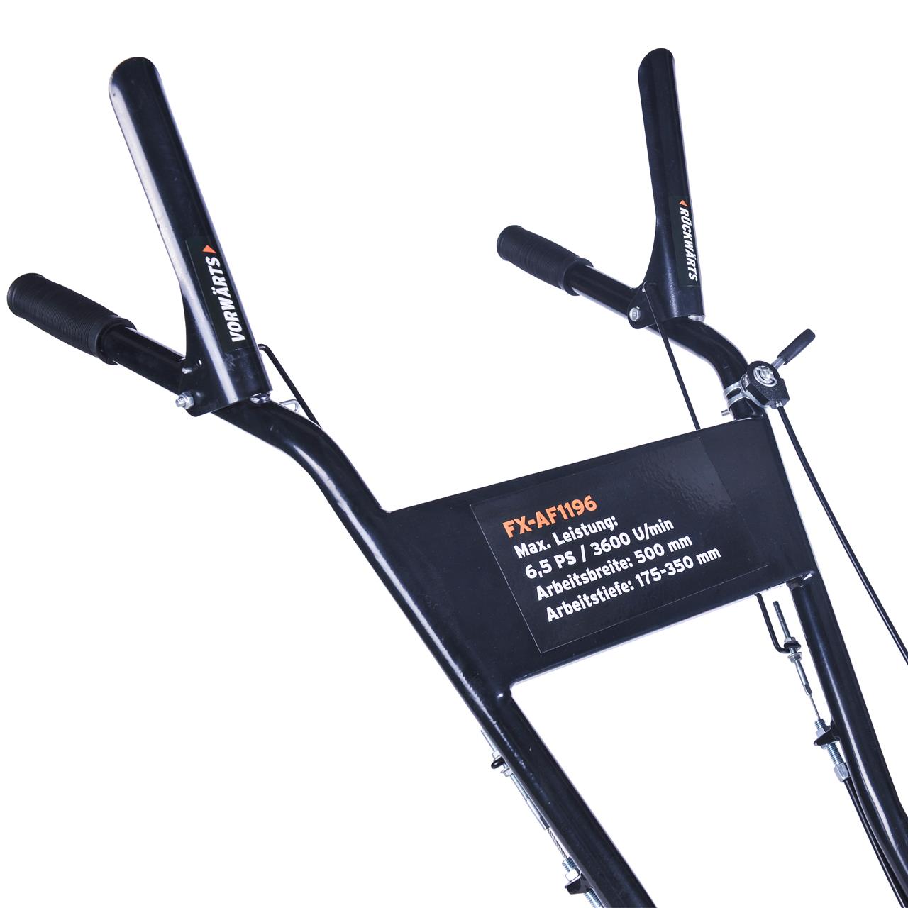 B-WARE FUXTEC FX-AF1196 Ackerfräse Bodenhacke Motorhacke mit 50cm Breite