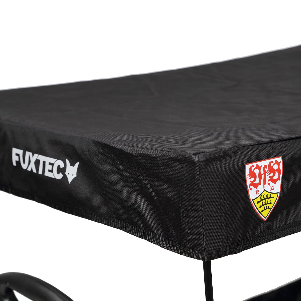 B-WARE FUXTEC Bollerwagen FX-CT500 "VfB Stuttgart"-Edition mit Sonnendach