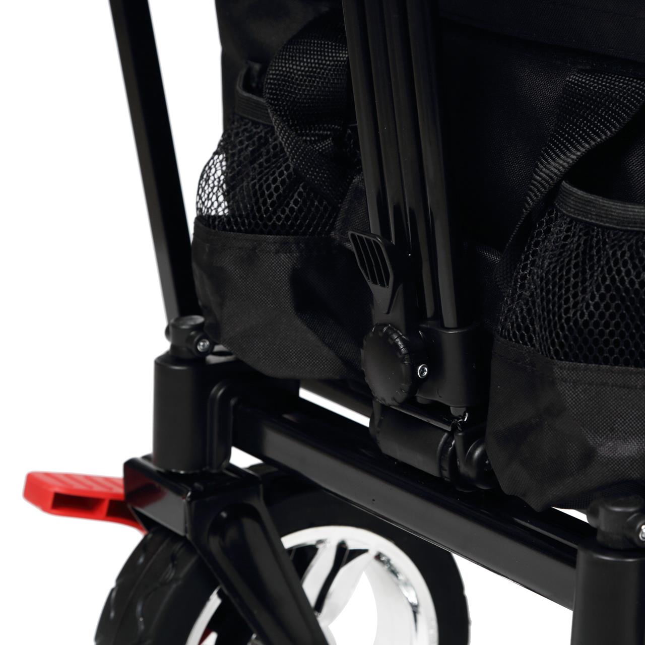 B-WARE FUXTEC Bollerwagen FX-CT500 "VfB Stuttgart"-Edition mit Sonnendach