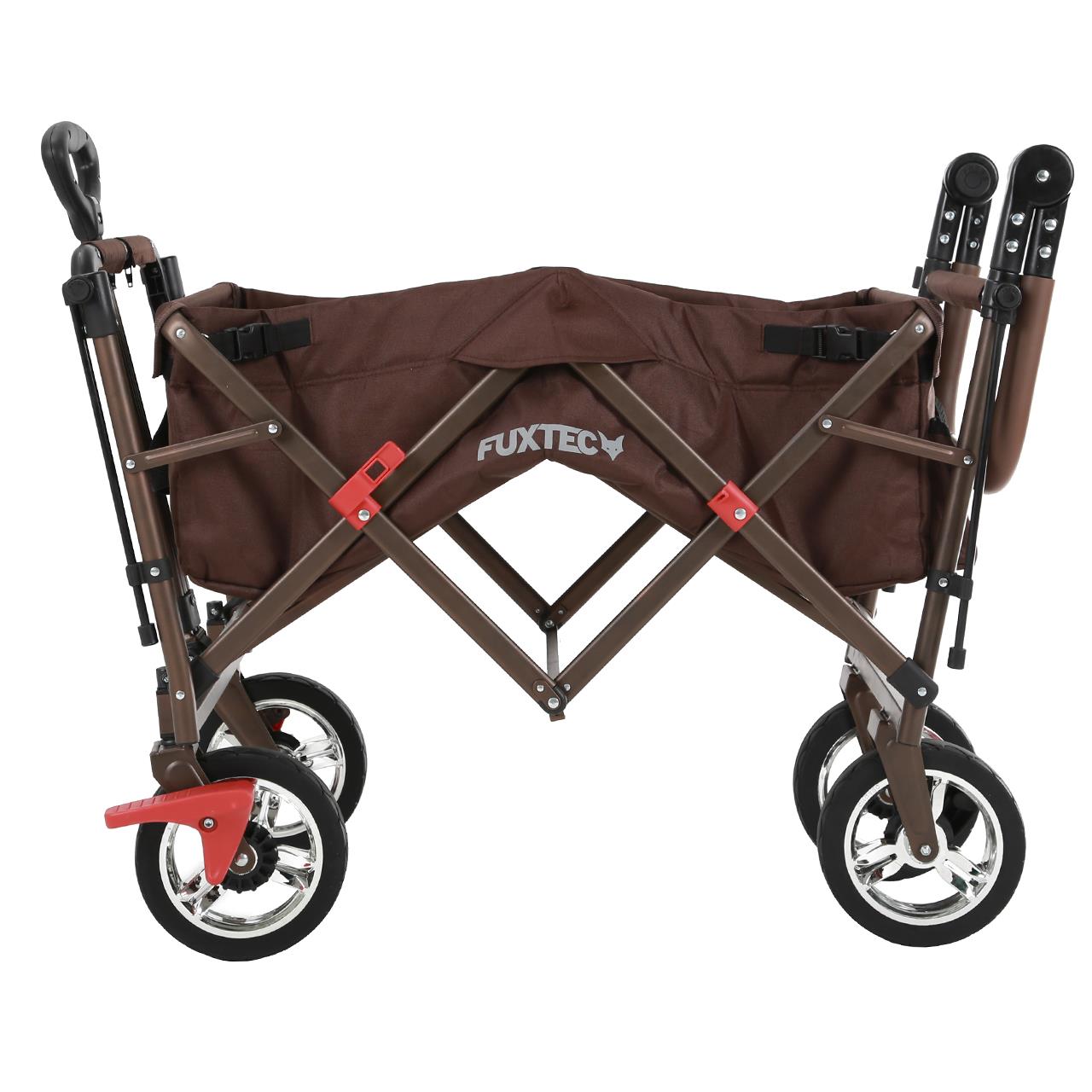 B-Ware Bollerwagen FX-CT700 mit UV-geschütztem Sonnendach und zusätzlichem Schiebegriff