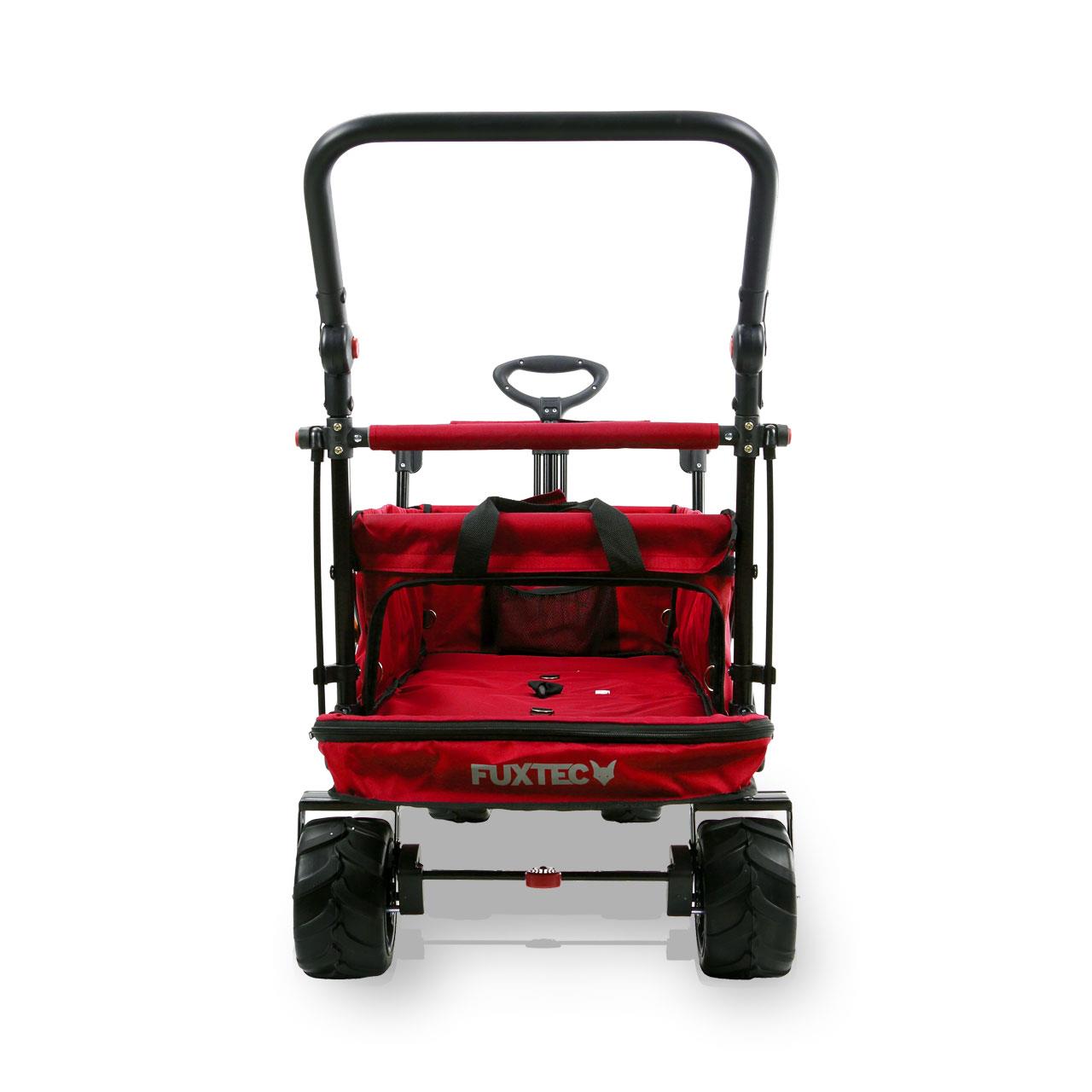 B-Ware FUXTEC Strand-Bollerwagen FX-CTB800 mit UV-geschütztem Sonnendach,Schiebegriff & Innenraumverlängerung