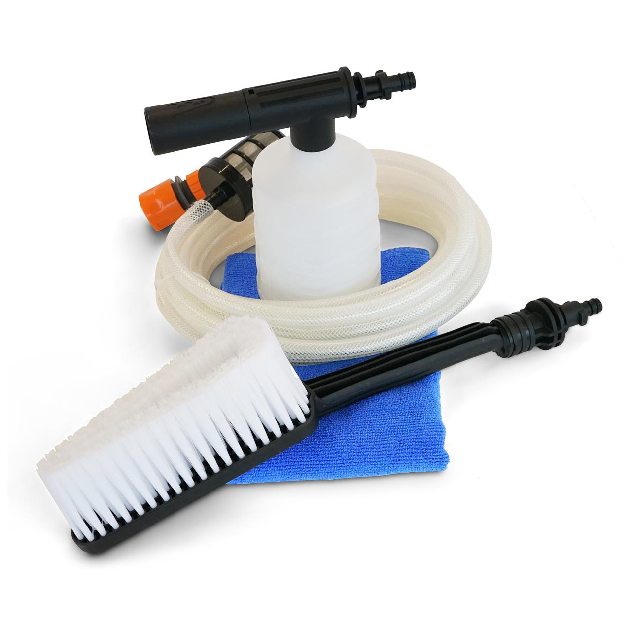 B-WARE FUXTEC 20V Akku Hochdruckreiniger FX-E1HDR20 SET mit 1 x Akku 2Ah, 1 x Ladegerät 1A
