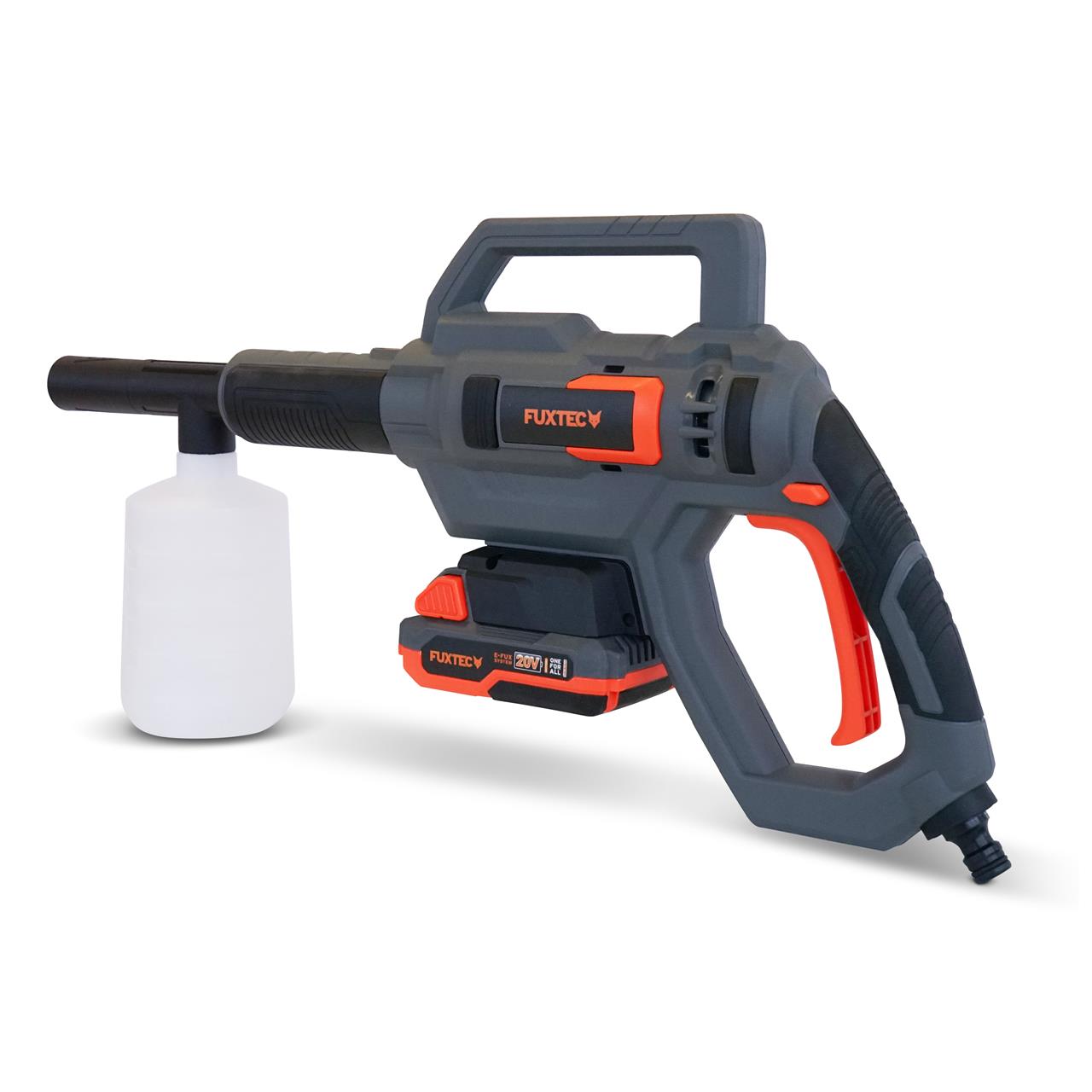 Bild 1 B-WARE FUXTEC 20V Akku Hochdruckreiniger FX-E1HDR20 SET mit 1 x Akku 2Ah, 1 x Ladegerät 1A