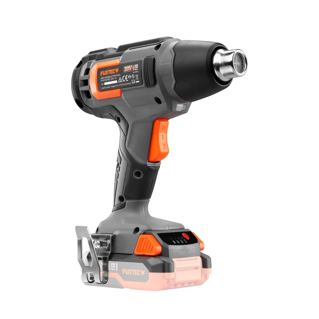 B-WARE FUXTEC 20V Akku Heißluftpistole FX-E1HLP20 ohne Akkupack, ohne Ladegerät