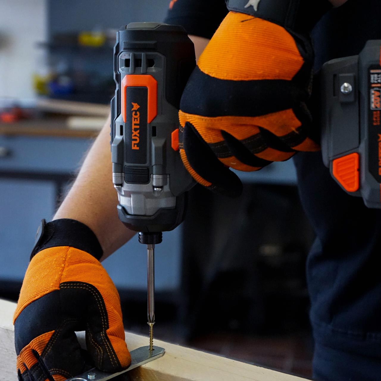 B-WARE FUXTEC 20V Akku Schlagbohrschrauber FX-E1IS20 ohne Akkupack, ohne Ladegerät