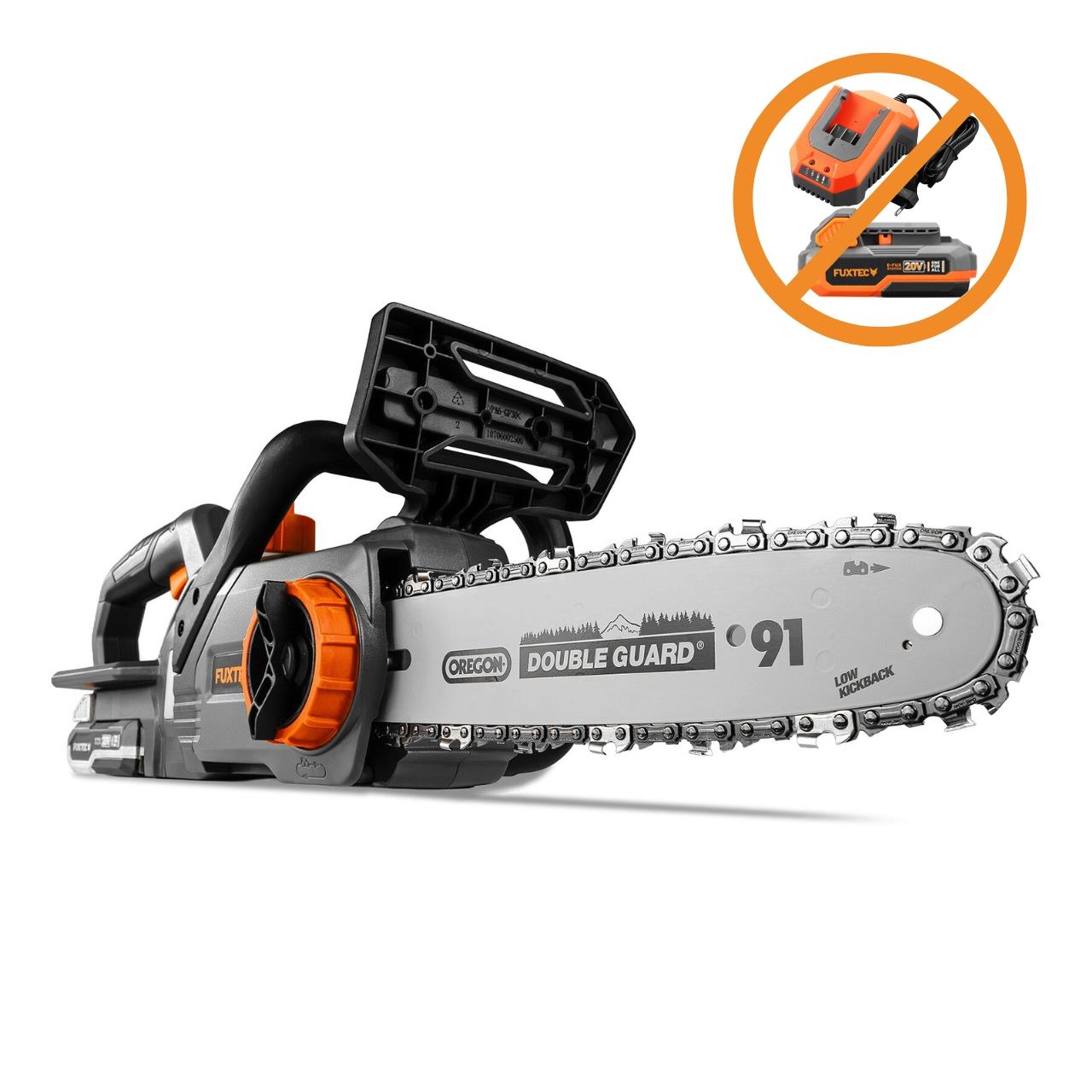 B-WARE FUXTEC 20V Akku Kettensäge FX-E1KS20 ohne Akkupack, ohne Ladegerät