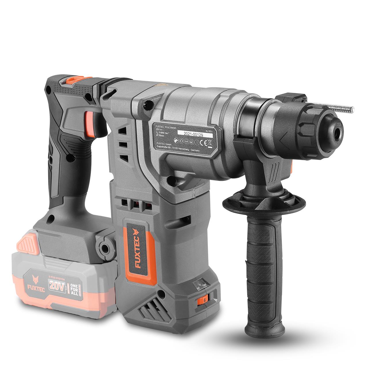 B-WARE FUXTEC 20V Akku Bohrhammer FX-E1RH20 ohne Akkupack, ohne Ladegerät