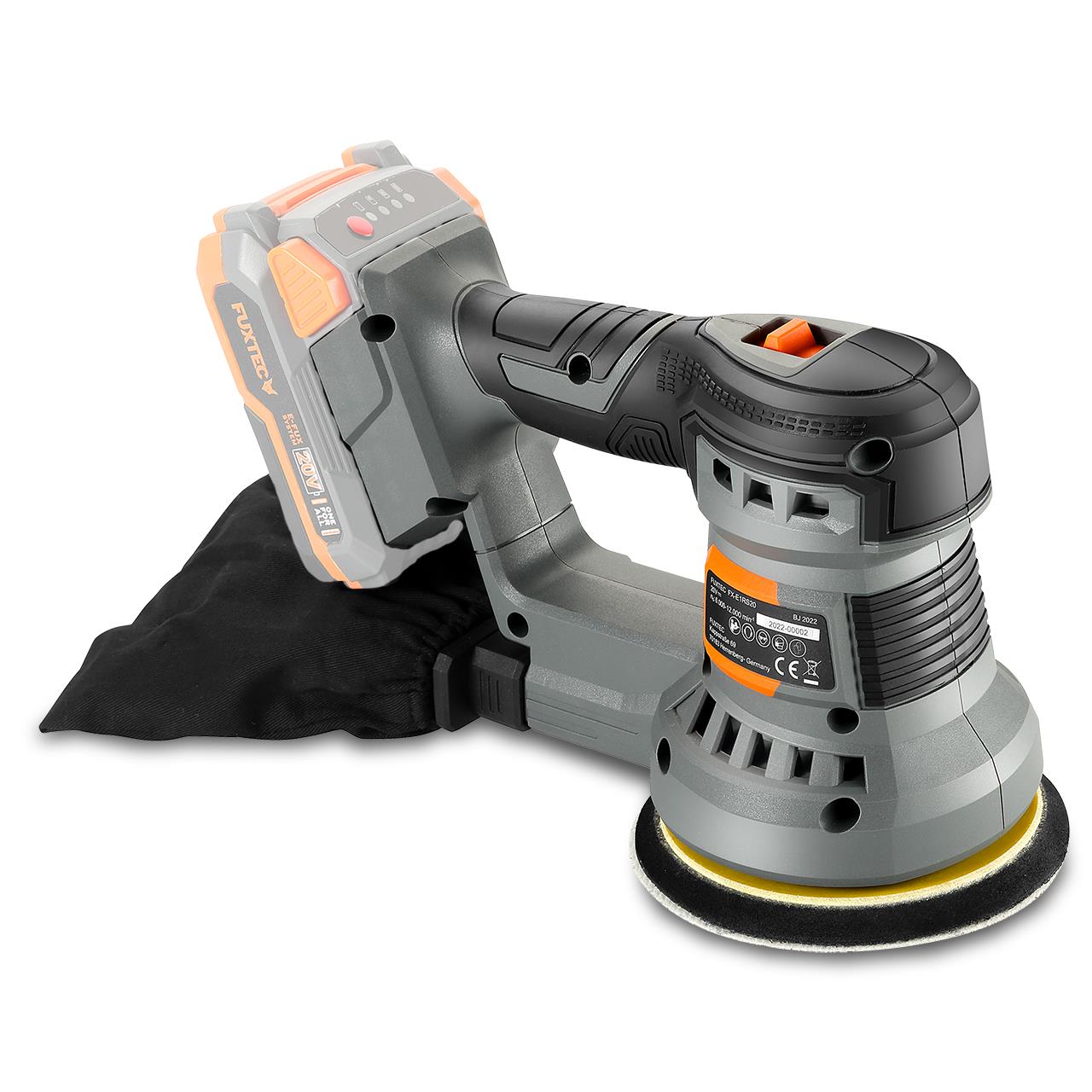 B-WARE FUXTEC 20V Akku Rotationsschleifer FX-E1RS20 ohne Akkupack, ohne Ladegerät