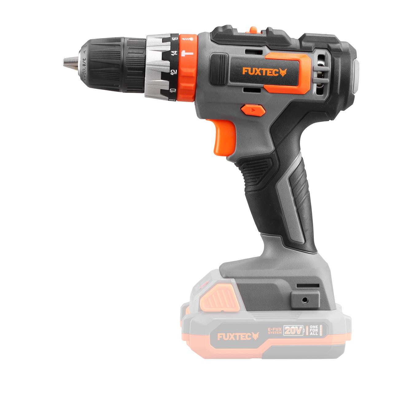 B-WARE FUXTEC 20V Akku Schlagbohrschrauber FX-E1SBS20 SET mit 2 x Akku 2Ah, 1 x Ladegerät 1A