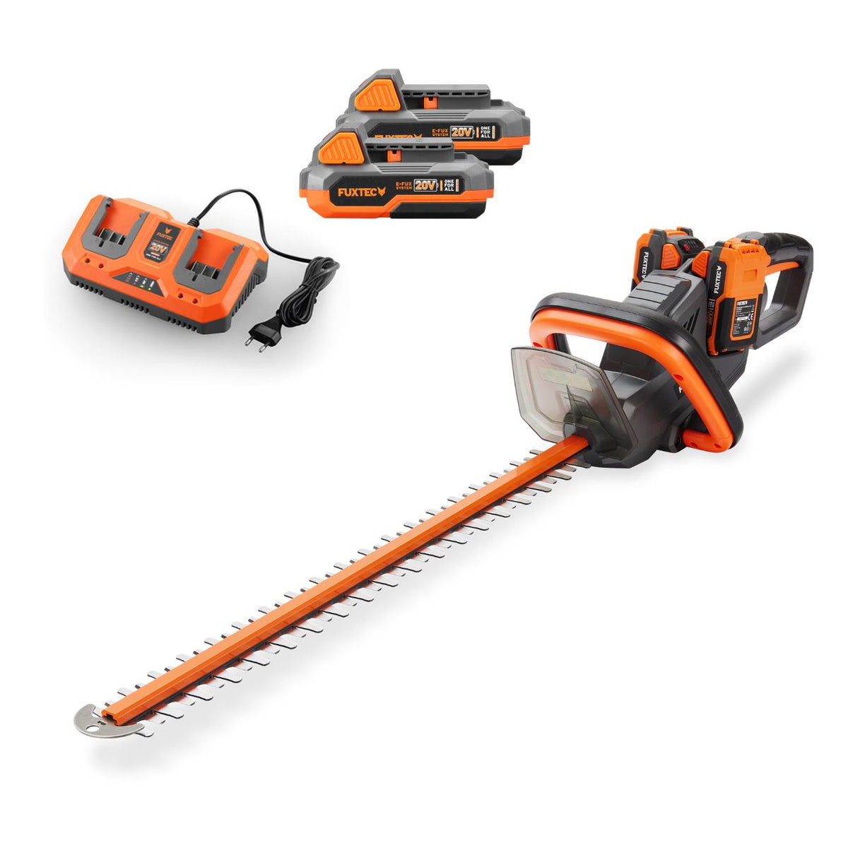 Bild 1 B-WARE 40V Akku Heckenschere FX-E2HSSET inkl. Akku und Ladegerät