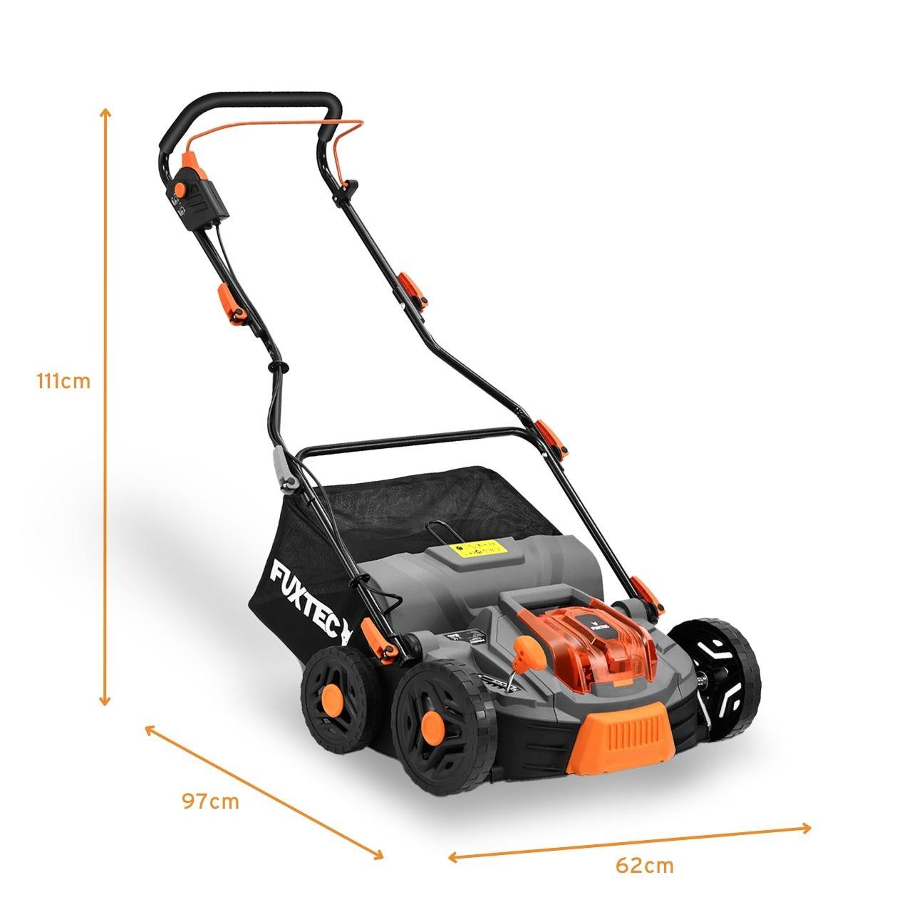B-WARE FUXTEC 40V Akku-Vertikutierer SET FX-E2VE38SET