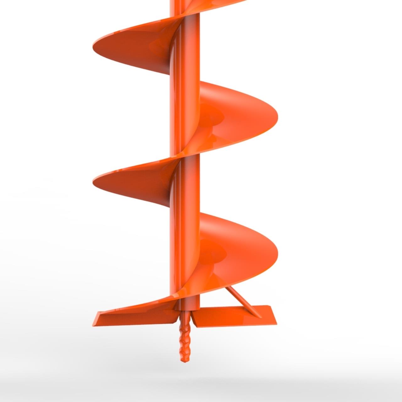 B-WARE FUXTEC FX-EB152 Erdbohrgerät inkl. 100,150,200mm Aufsätze