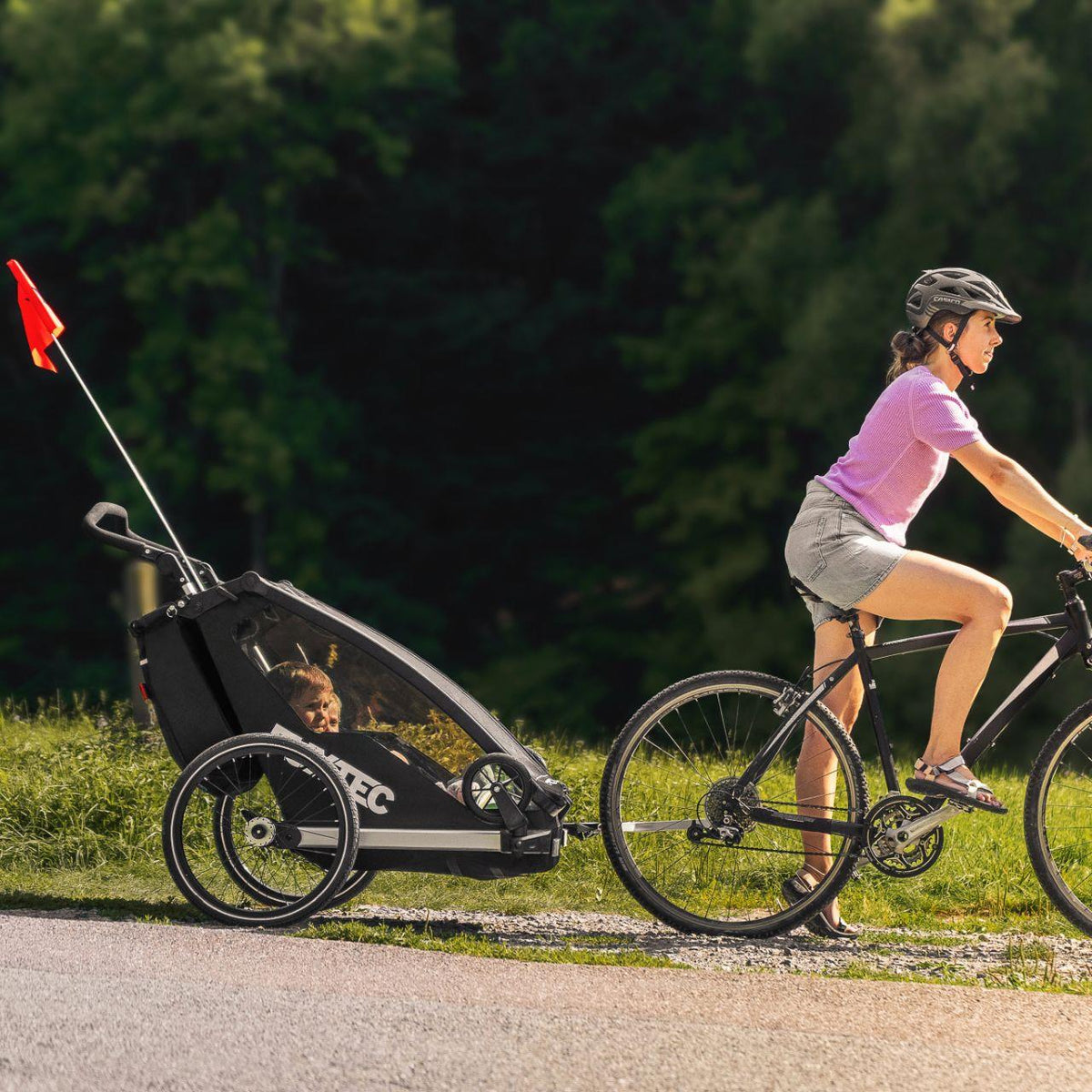 Bild 1 B-Ware FUXTEC Fahrradanhänger Sportfux FX-FA1