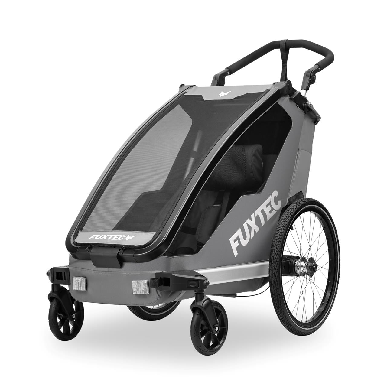 V: B-Ware FUXTEC Fahrradanhänger 1-Sitzer FX-FA1S