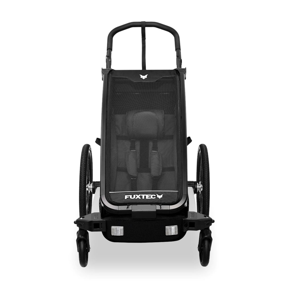 Bild 1 B-WARE FUXTEC Fahrradanhänger FX-FA1S/Einsitzer Grau