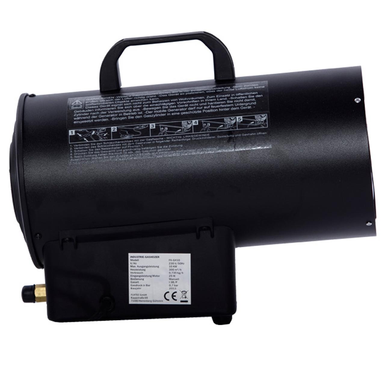 B-WARE FUXTEC Gasheizer GH10 - 10kW Heizleistung