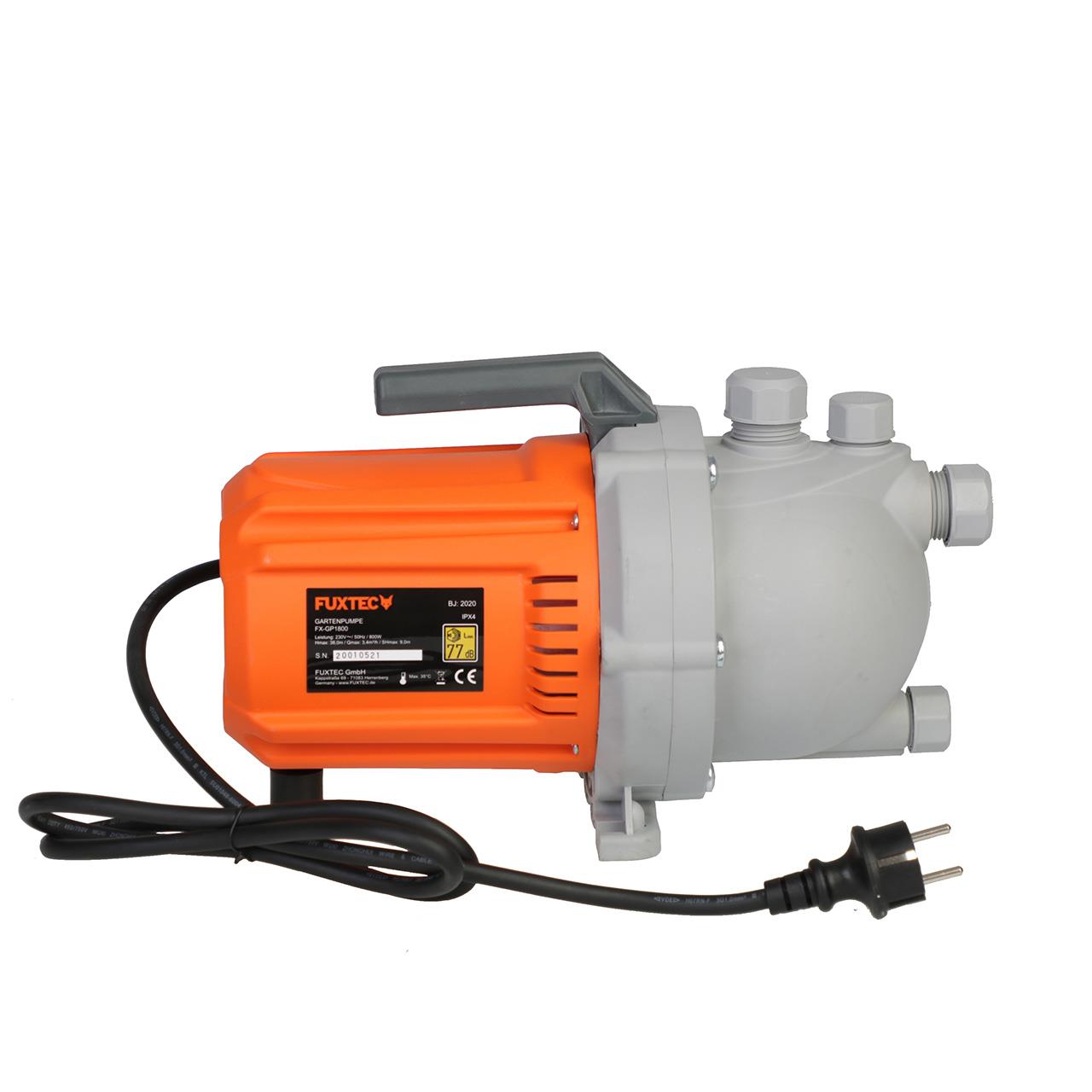 B-WARE FUXTEC Gartenpumpe FX-GP1800
