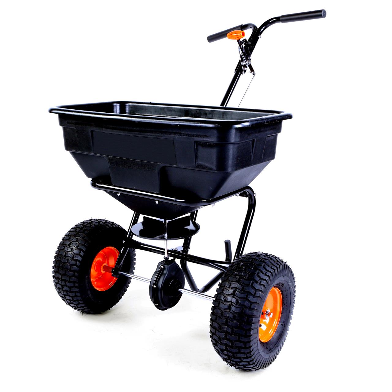 Bild 1 B-WARE FUXTEC FX-GS56 Salzstreuer Streuwagen Saatgutstreuer