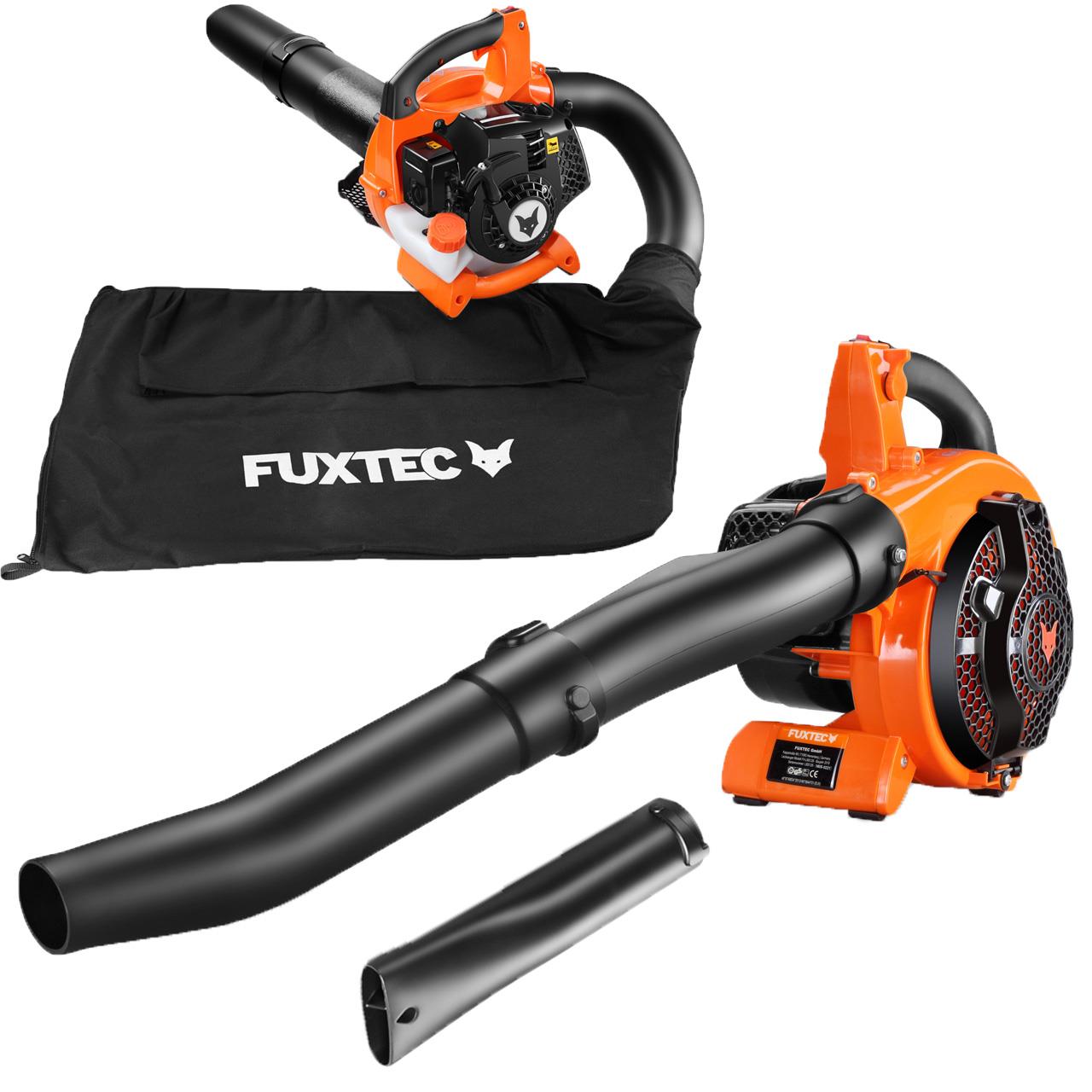 Bild 1 B-WARE FUXTEC FX-LBS126 4in1 Laubsauger, Laubbläser, Laubhäcksler inkl. zwei Blasrohre