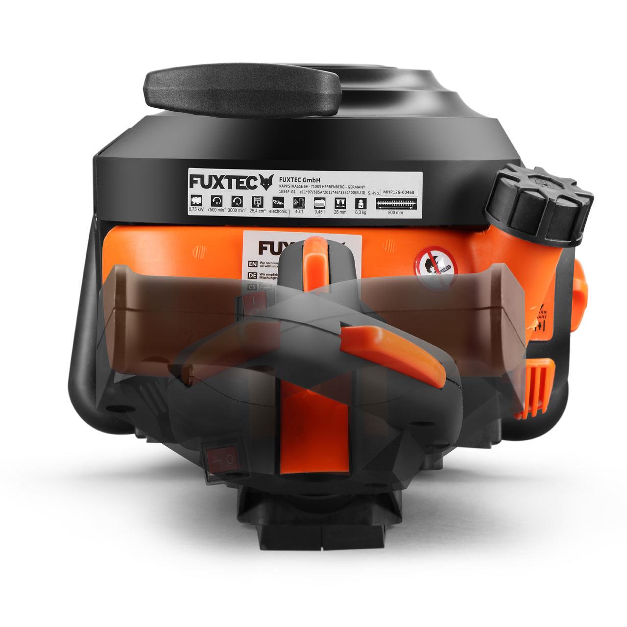 B-WARE FUXTEC Profi Heckenschere FX-MHP126 mit XXL Schwert