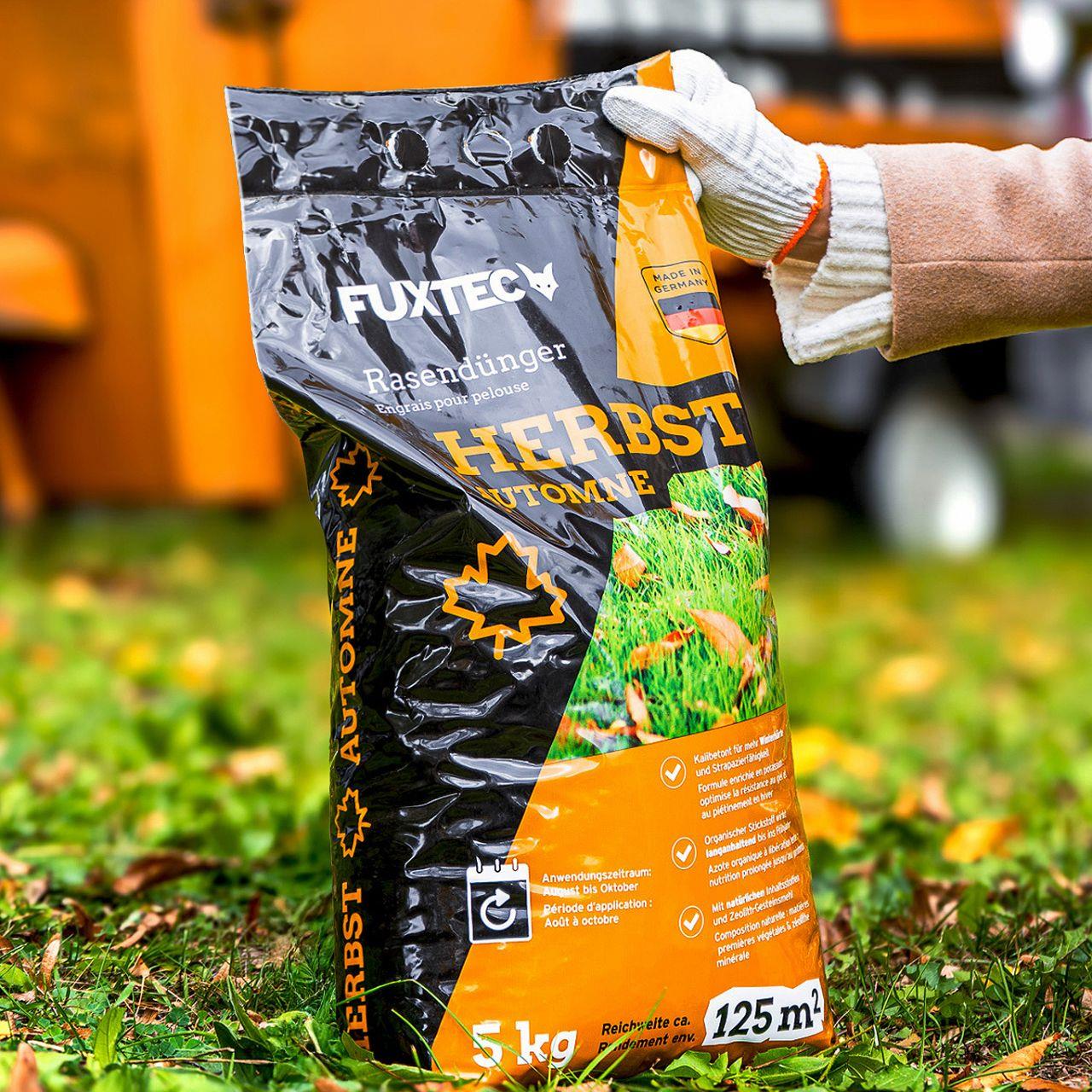 FUXTEC Herbstrasendünger FX-RDH10 10kg für 500m²