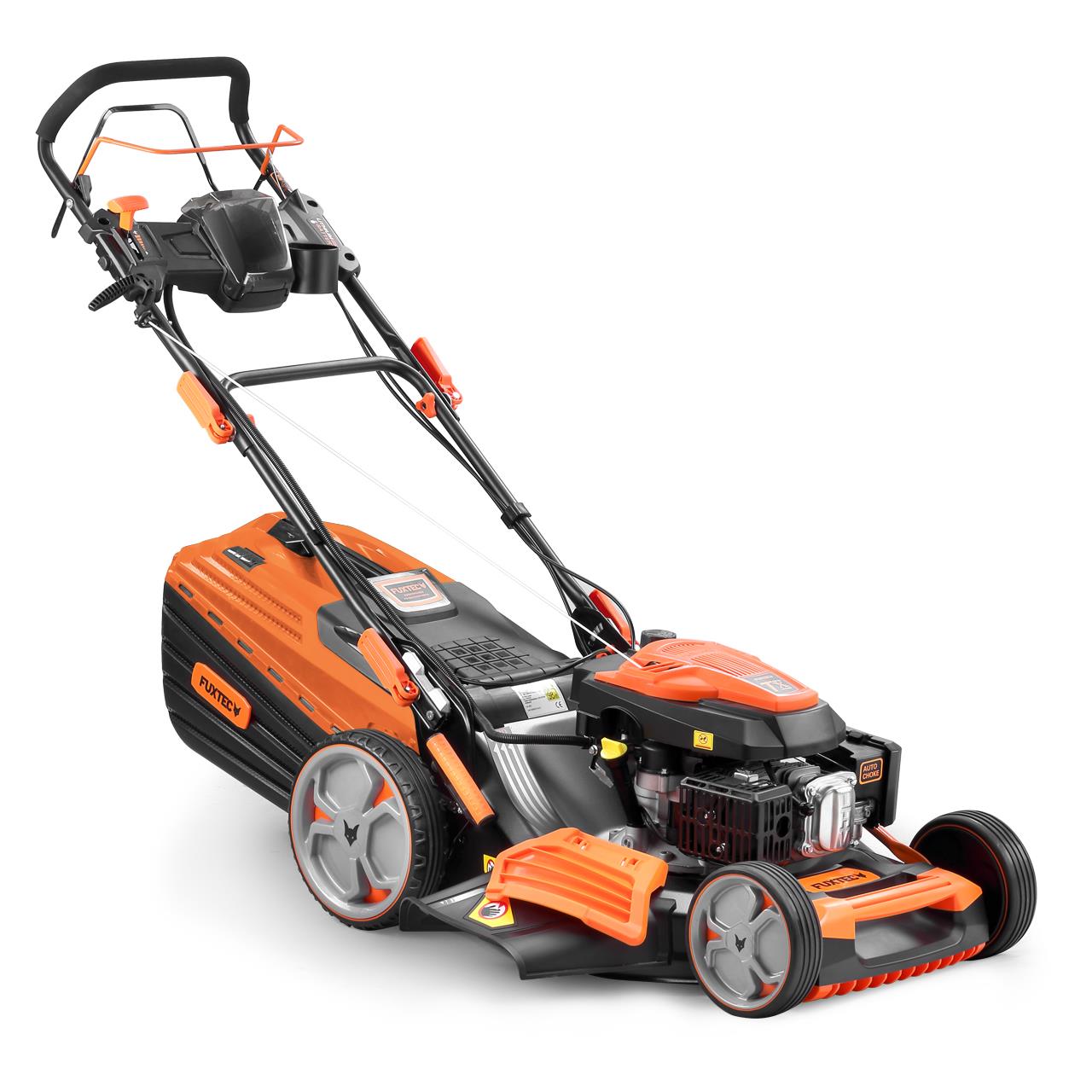 Bild 1 B-WARE Benzin Rasenmäher FX-RM5396PeS-PRO mit E-Start und regulierbarem Selbstantrieb