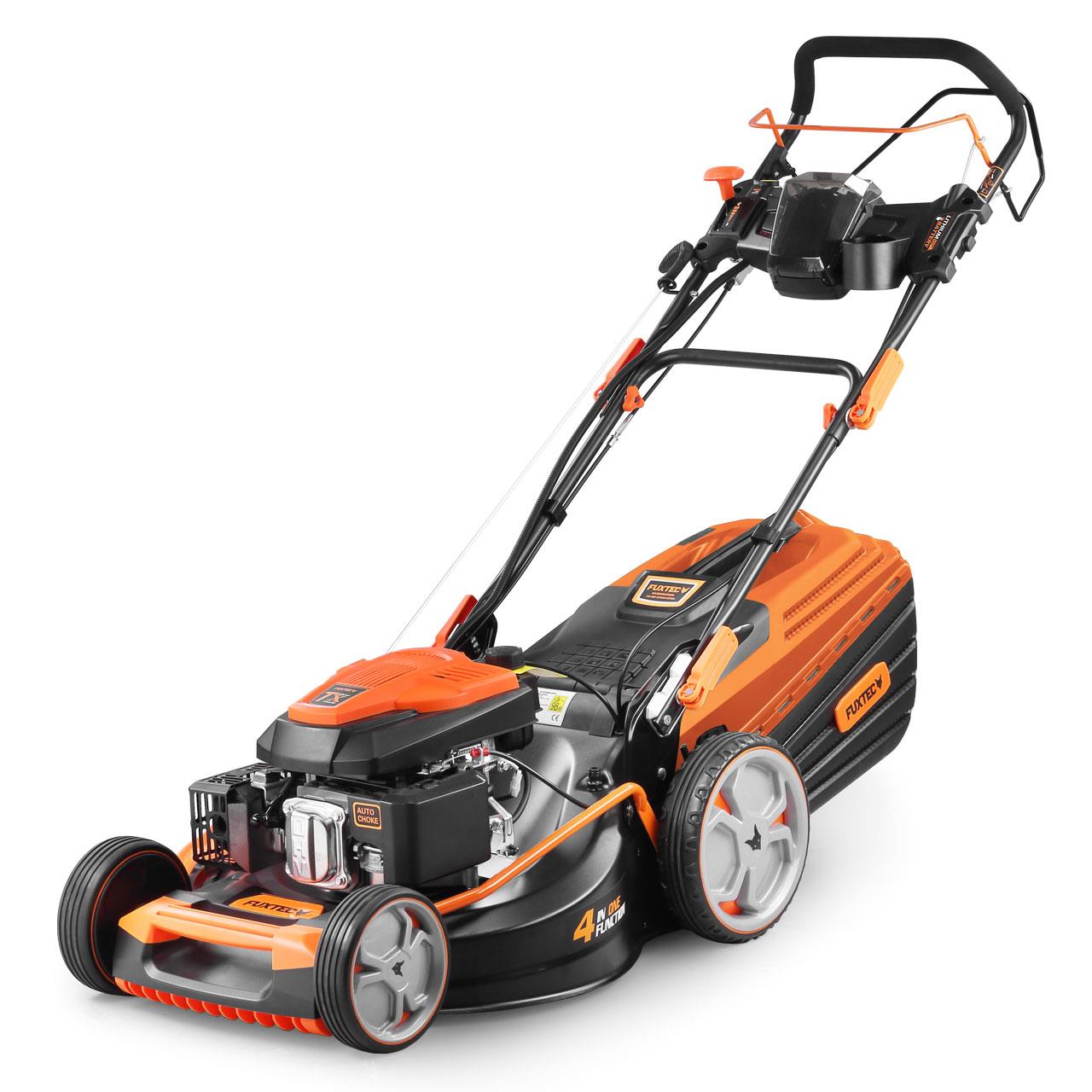 B-WARE Benzin Rasenmäher FX-RM5396PeS-PRO mit E-Start und regulierbarem Selbstantrieb