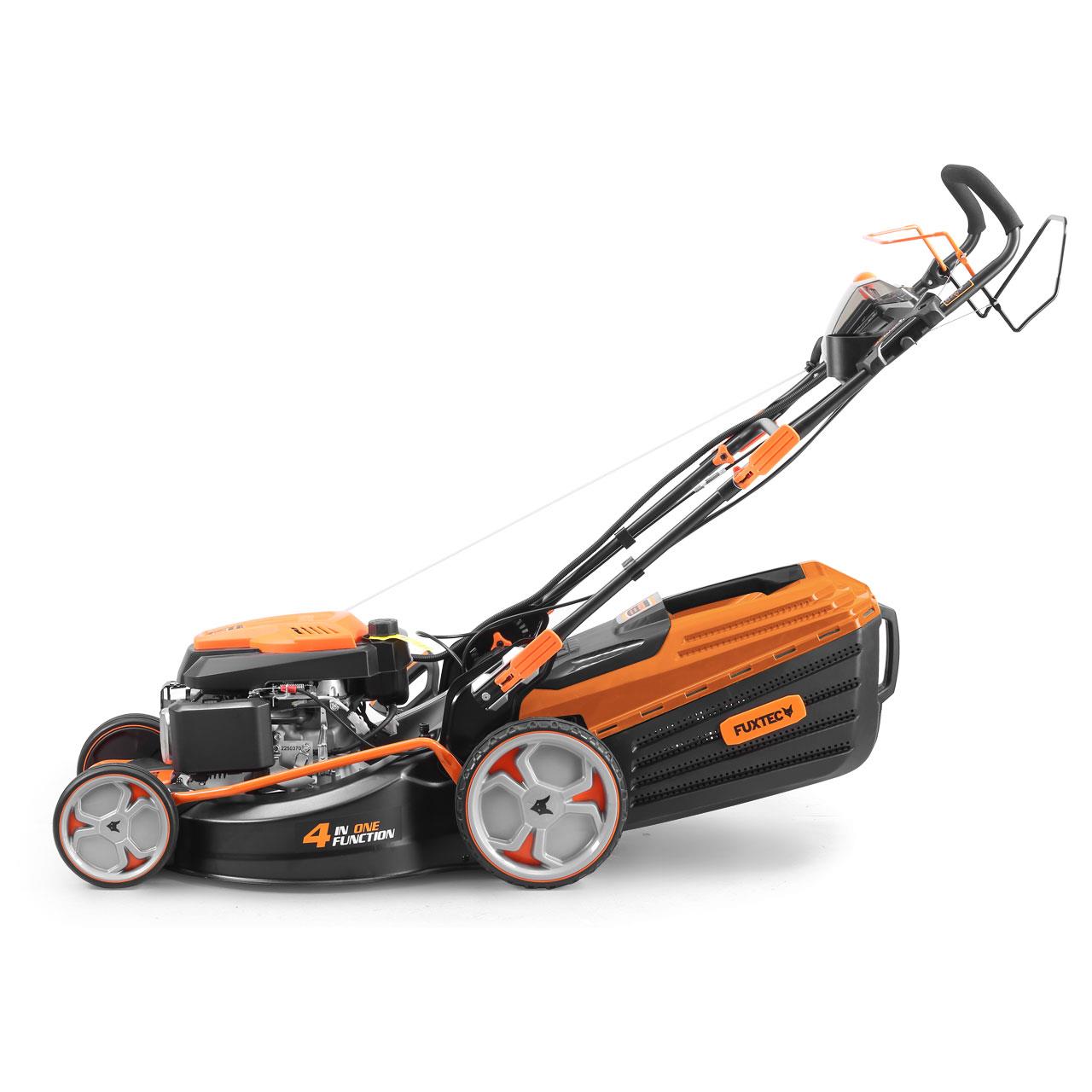 Bild 1 B-WARE Benzin Rasenmäher FX-RM5396PeS-PRO mit E-Start und regulierbarem Selbstantrieb