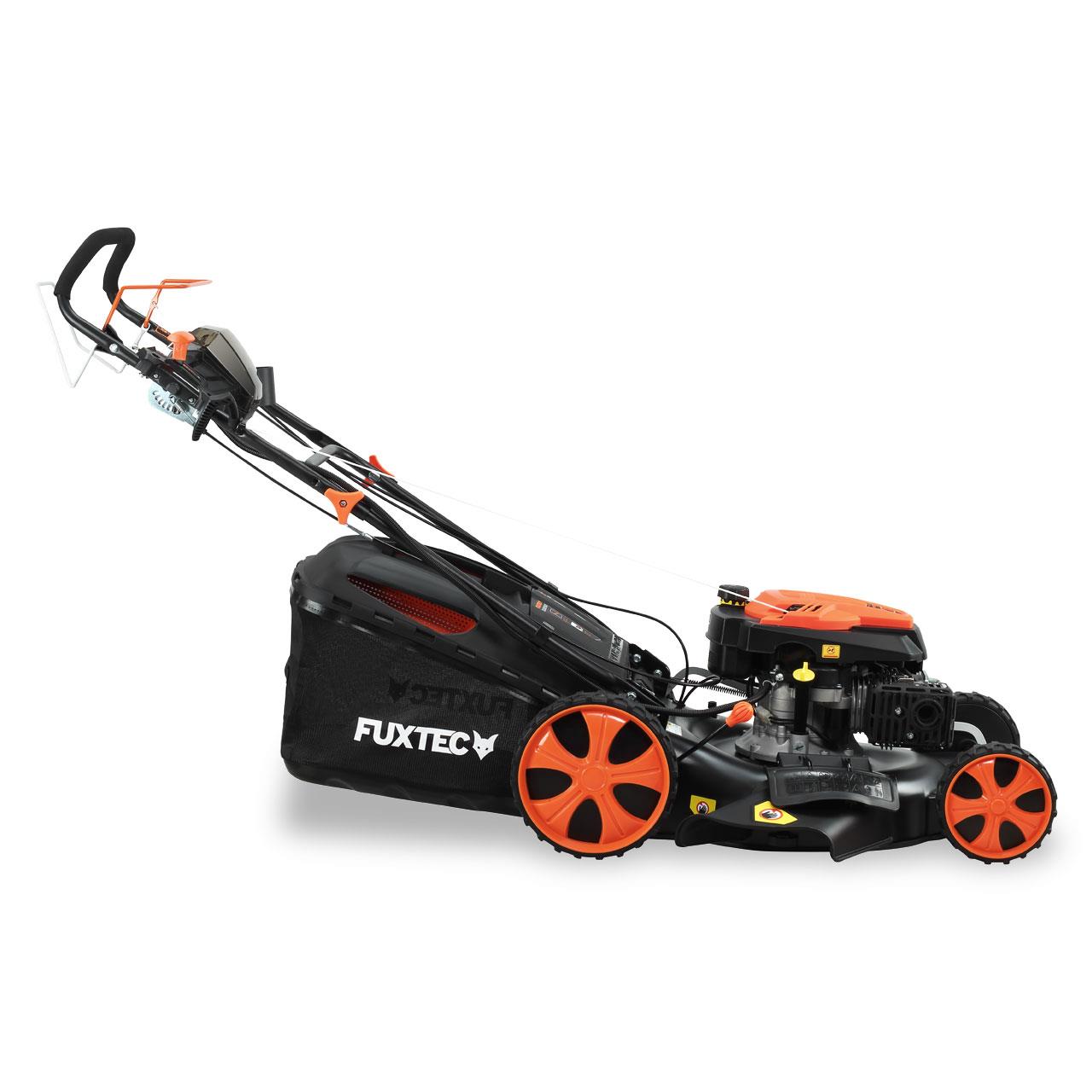 Bild 1 Der FUXTEC Benzin Rasenmäher FX-RM5396eSPRO