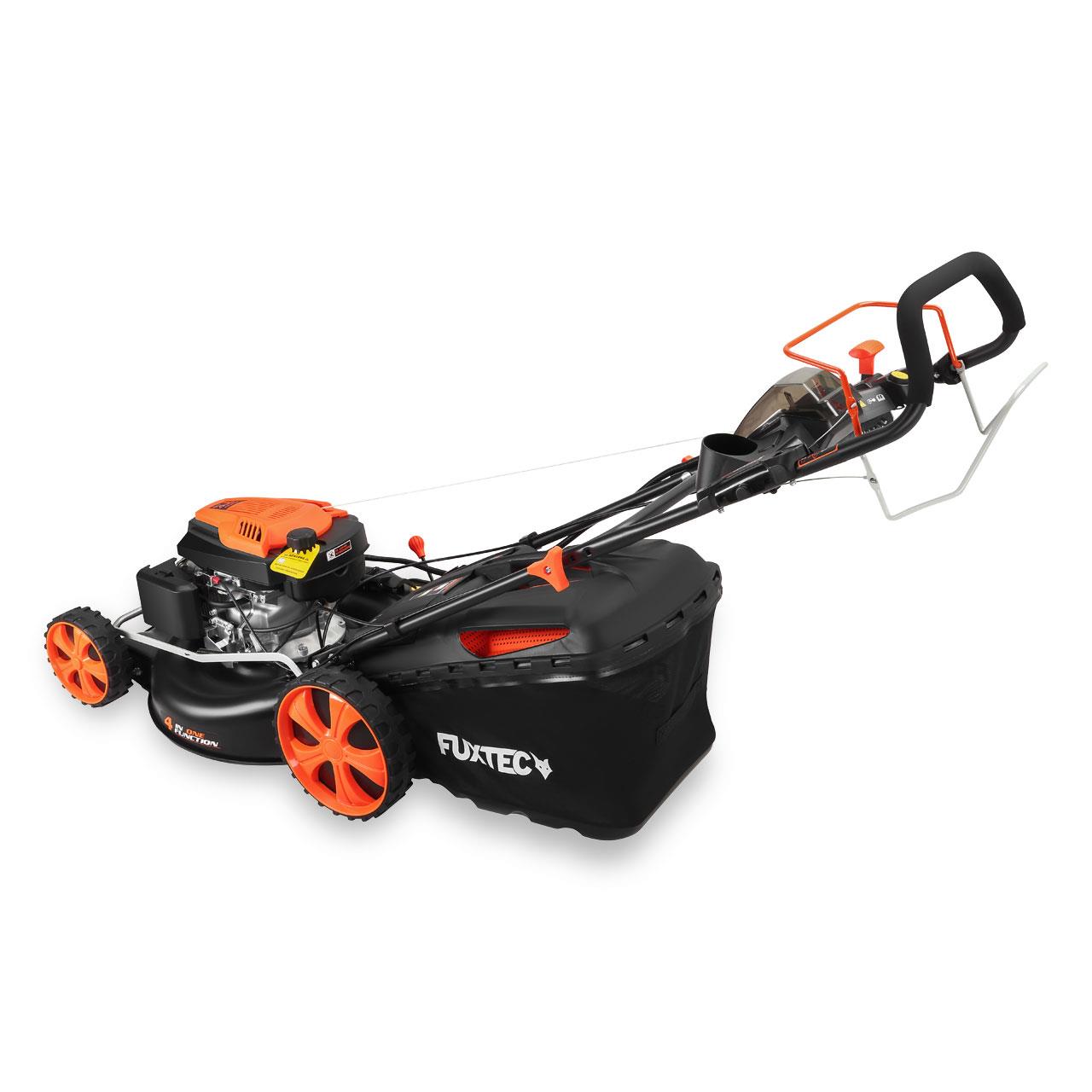Bild 1 Der FUXTEC Benzin Rasenmäher FX-RM5396eSPRO