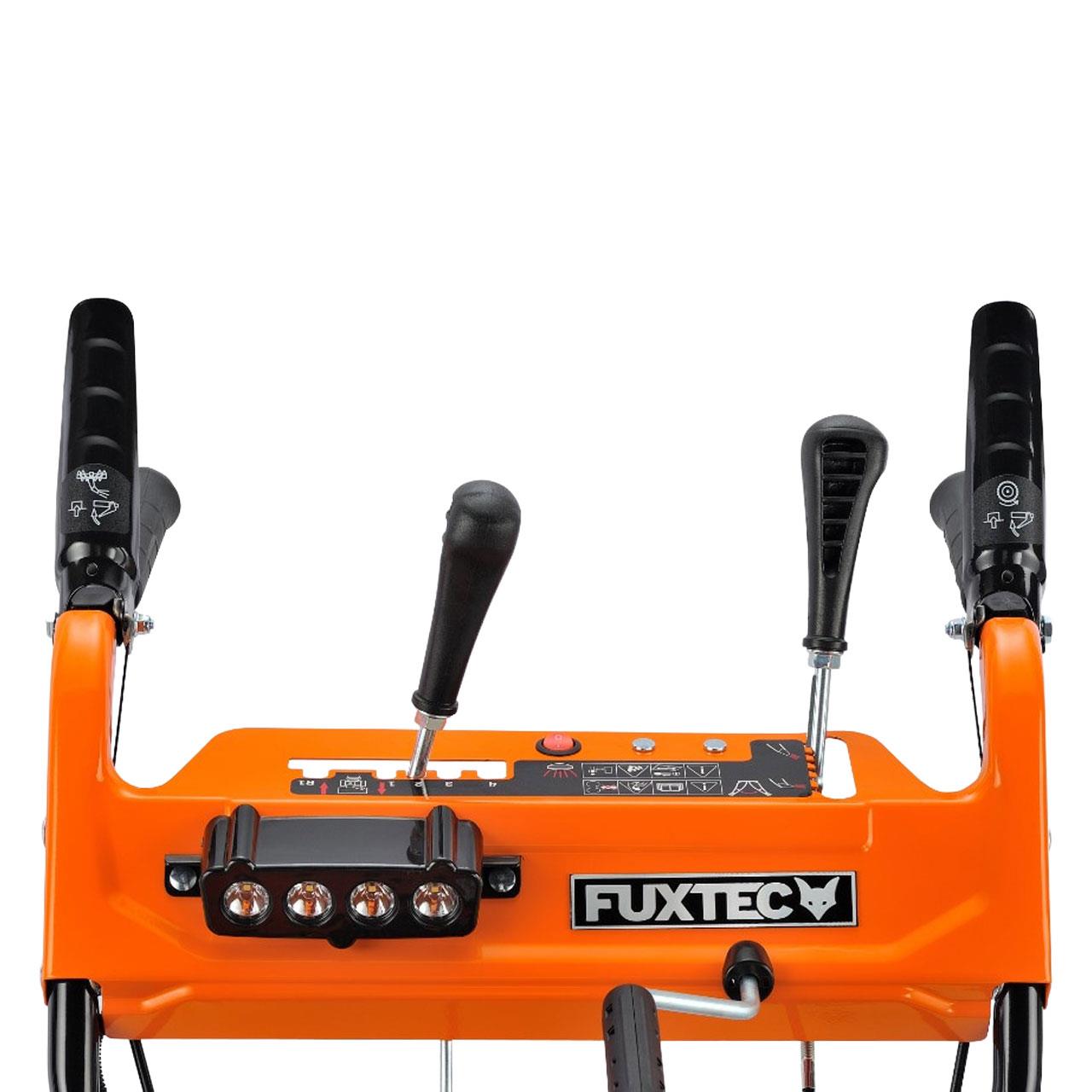 B-WARE FUXTEC Benzin Schneefräse FX-SF2196 mit E-Start