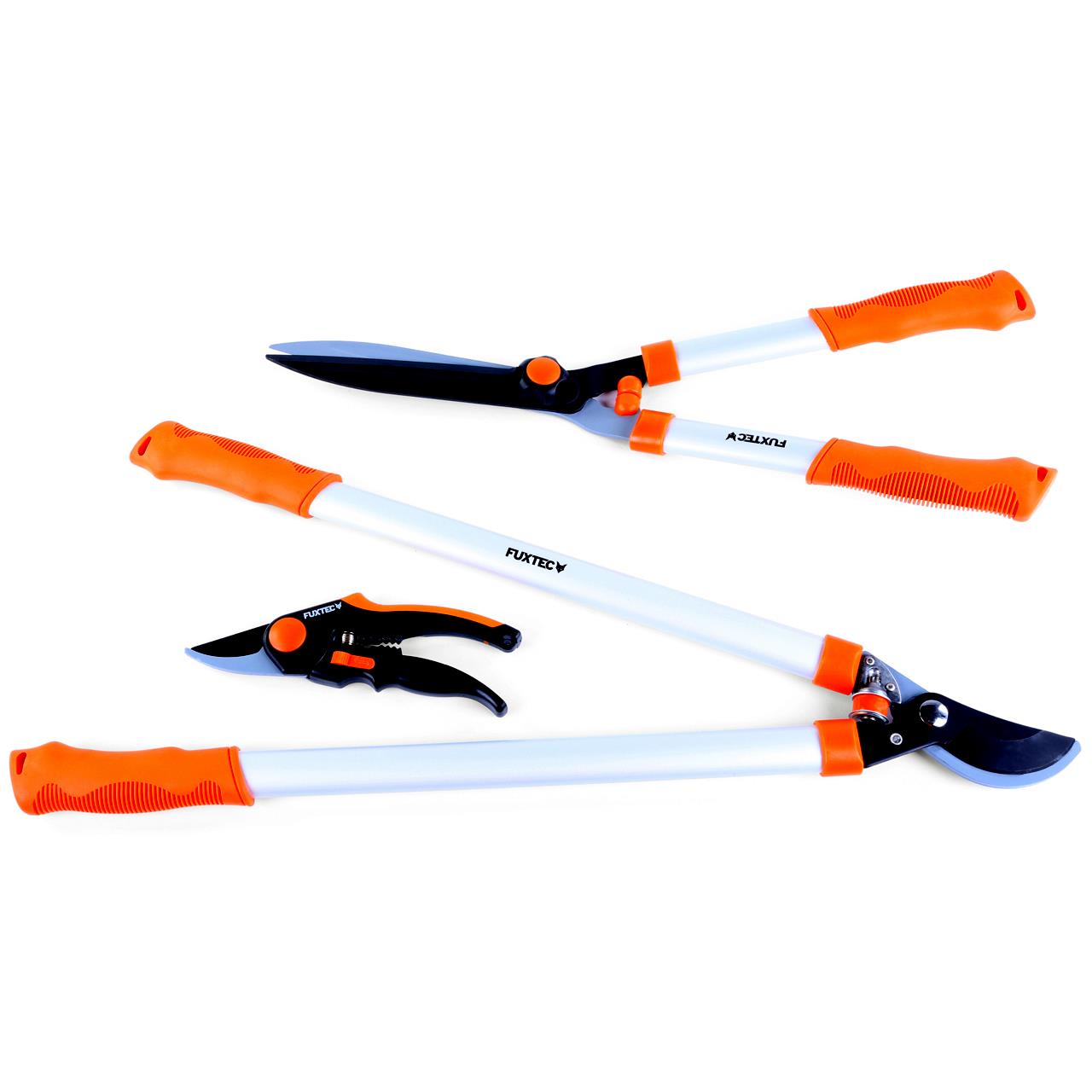 B-WARE FUXTEC Gartenscheren Premium 3er Set