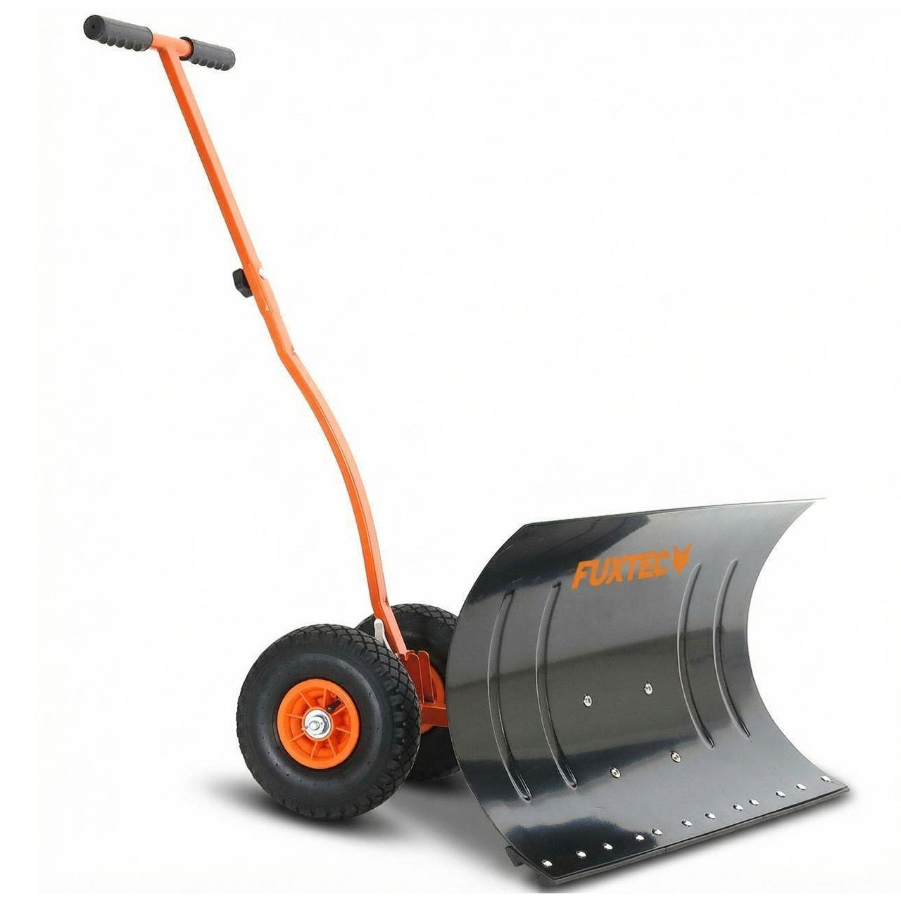 B-WARE FUXTEC Schneeschaufel mit Räder Schneeschieber