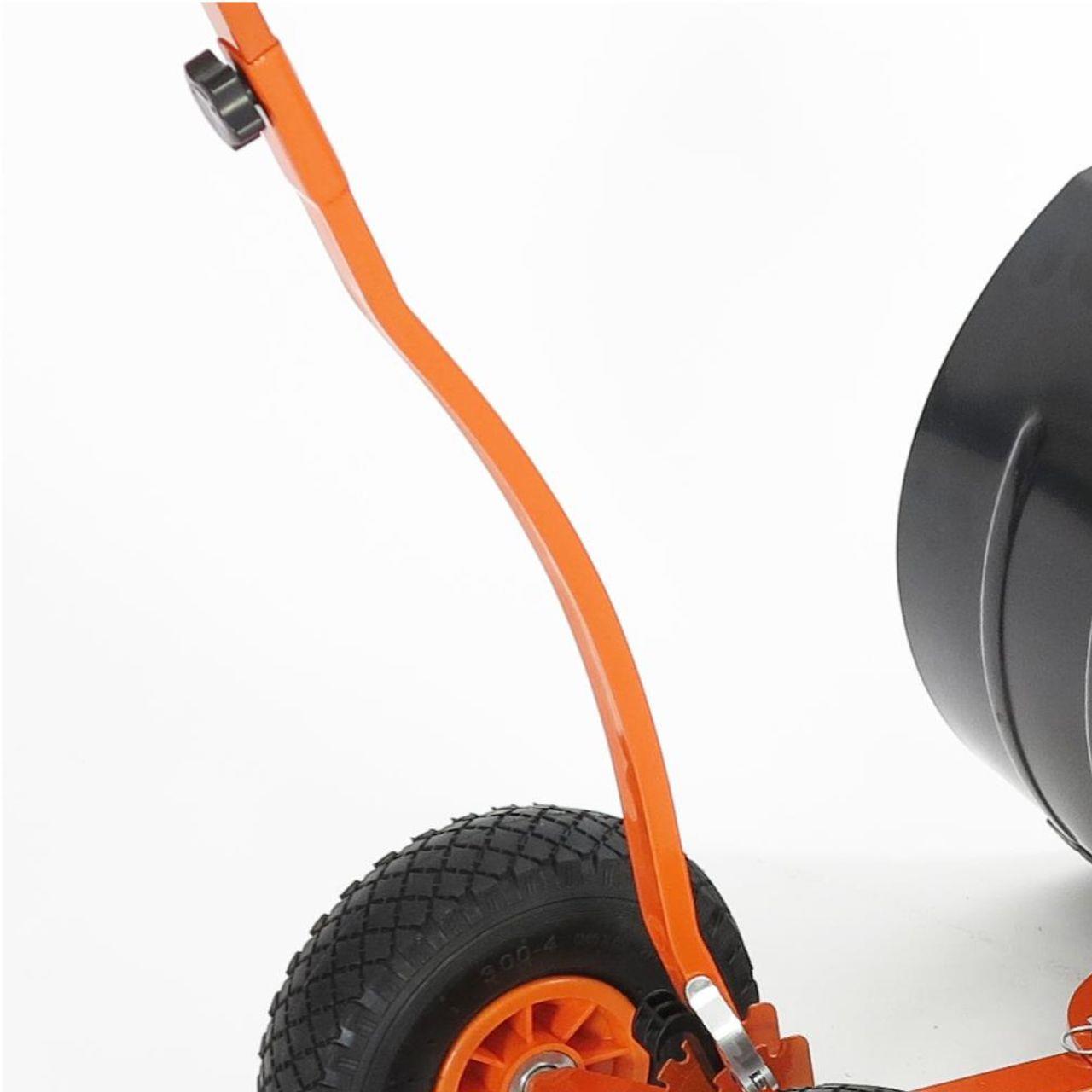 Bild 1 B-WARE FUXTEC Schneeschaufel mit Räder Schneeschieber