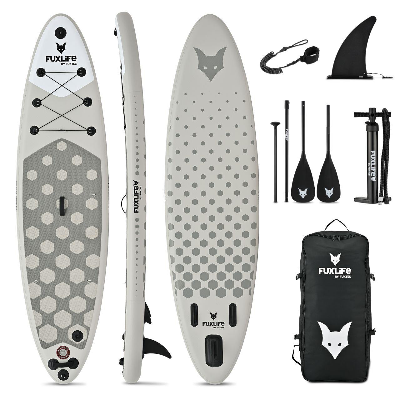 Bild 1 FUXLIFE Stand Up Paddle Board FX-SUP320D1 grau