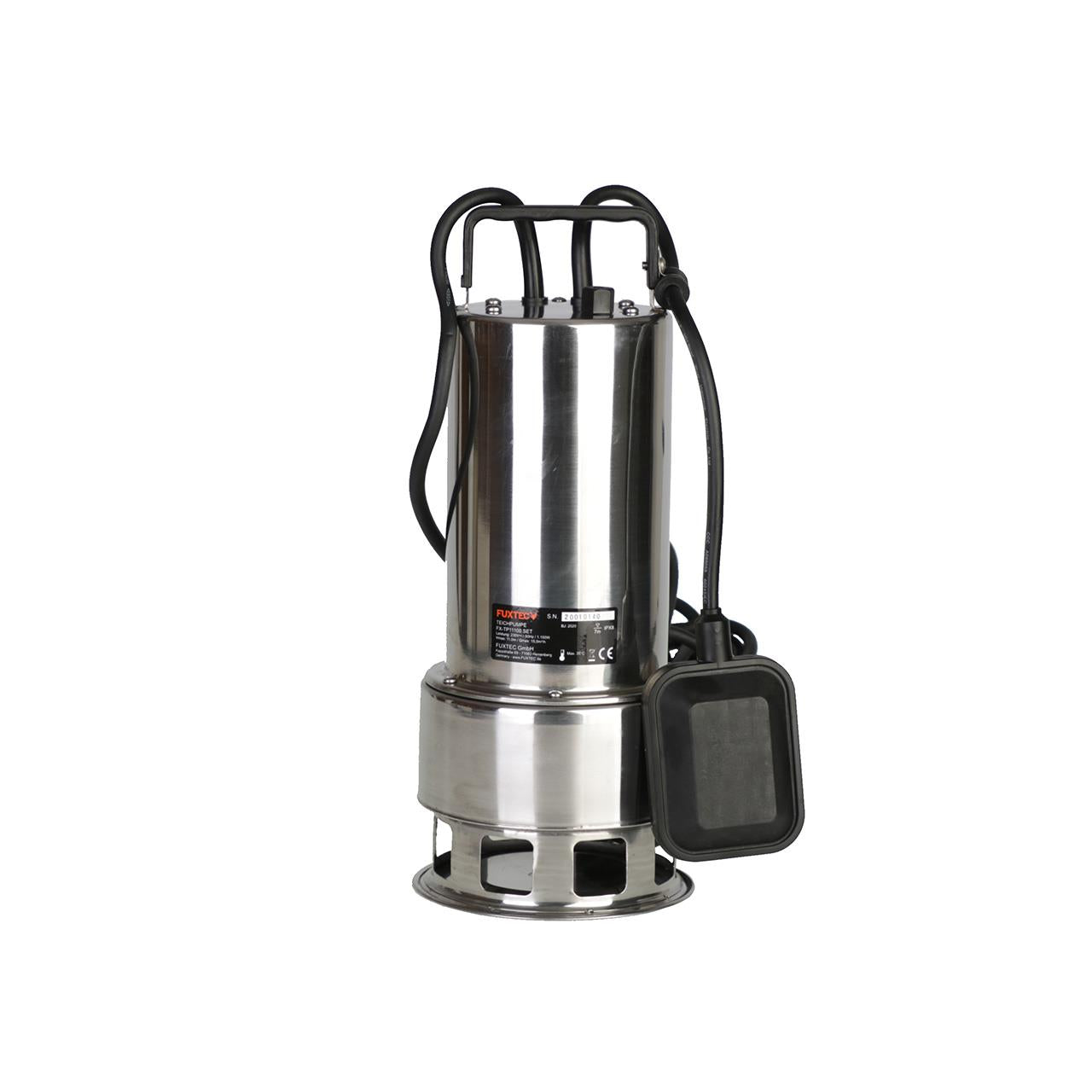 B-WARE FUXTEC Tauchpumpe - Schmutzwasserpumpe FX-TP11000 INOX (Edelstahl) - 1100 Watt
