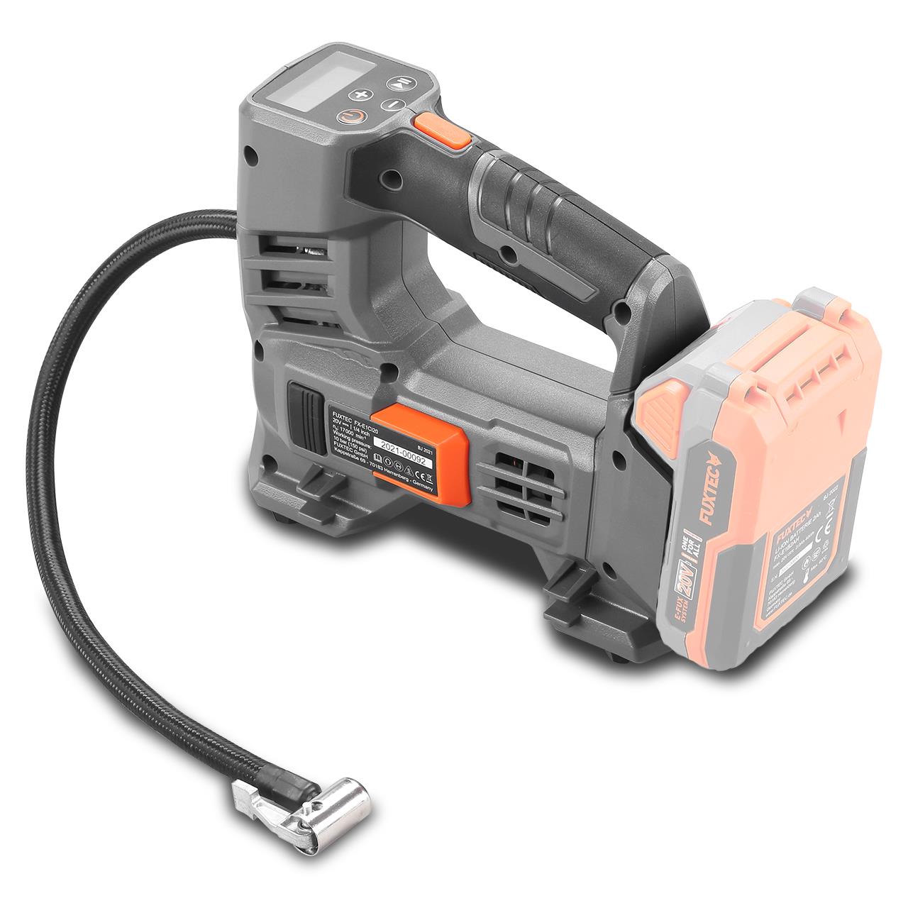 B-WARE FUXTEC 20V Akku Kompressor FX-E1CI20 ohne Akkupack, ohne Ladegerät