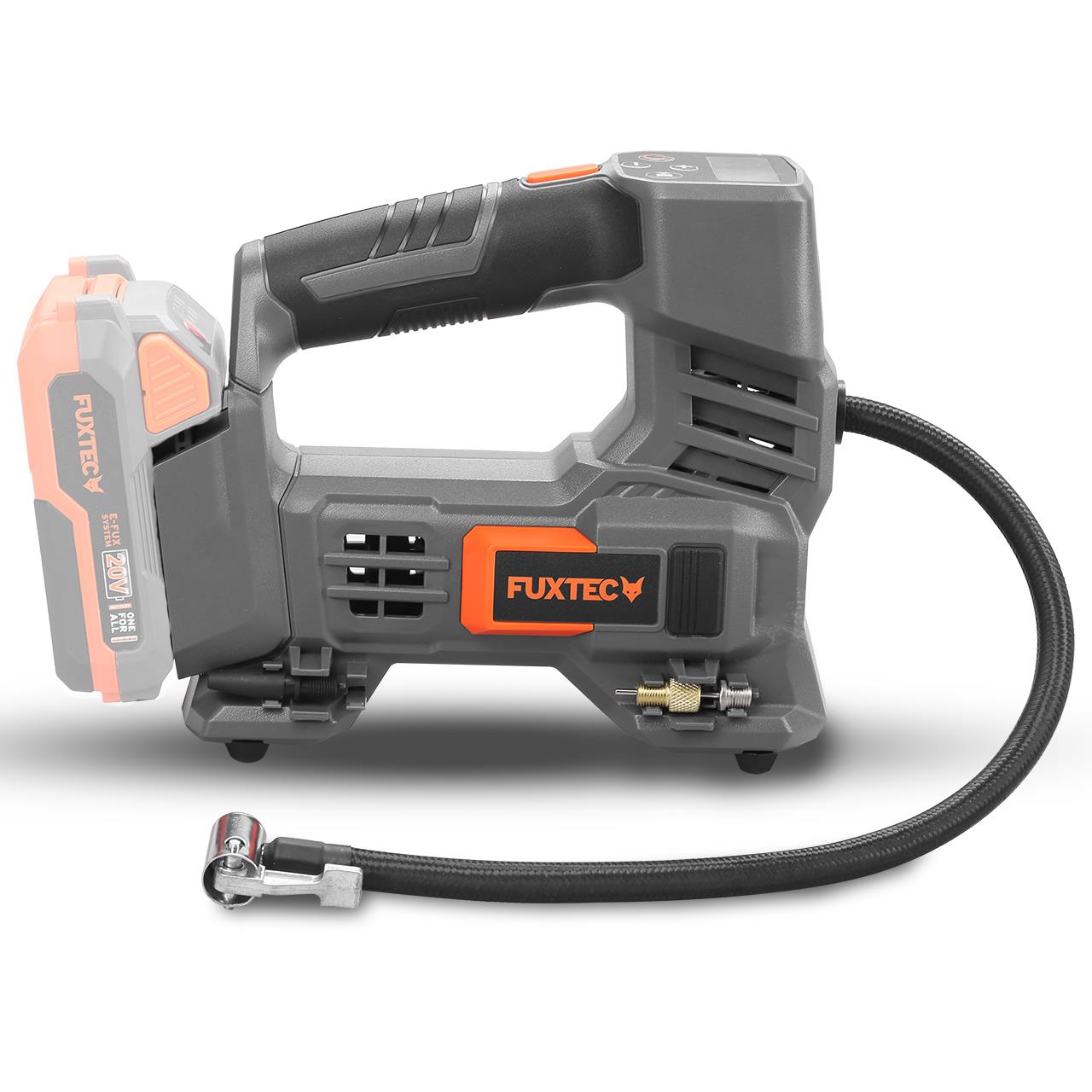 B-WARE FUXTEC 20V Akku Kompressor FX-E1CI20 ohne Akkupack, ohne Ladegerät