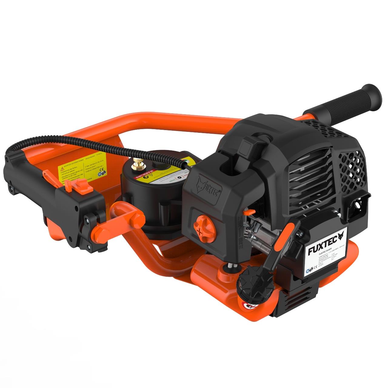 B-WARE FUXTEC FX-EB152 Erdbohrgerät inkl. 100,150,200mm Aufsätze