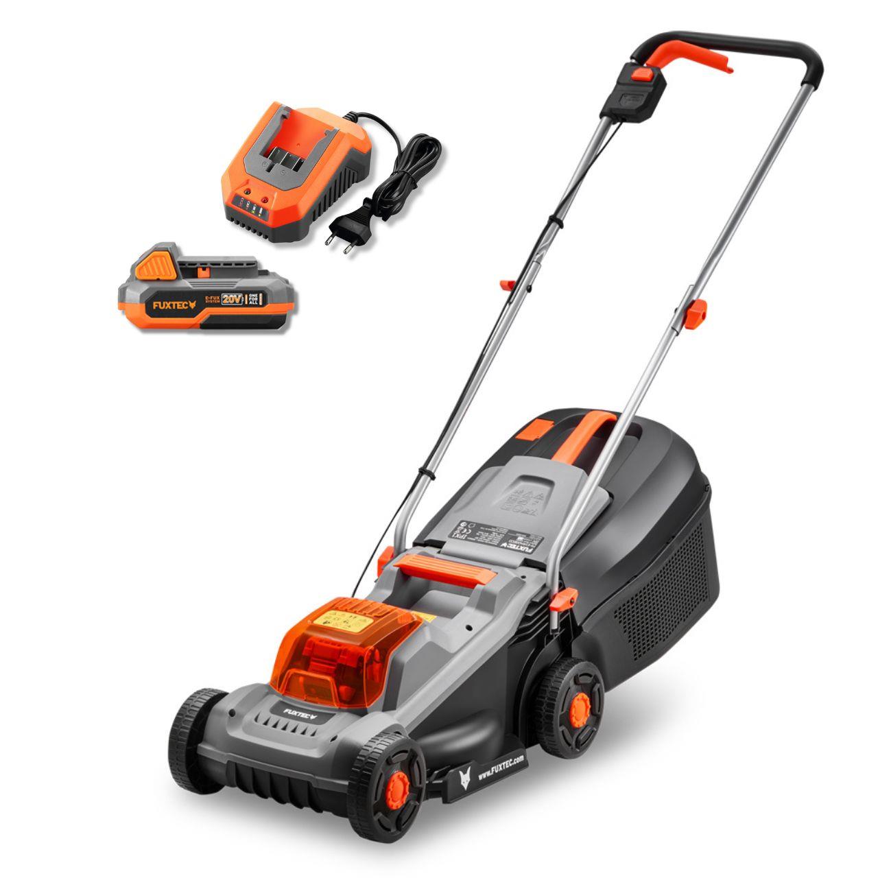 B-WARE FUXTEC 20V Akku Rasenmäher FX-E1RM20ECO-SET