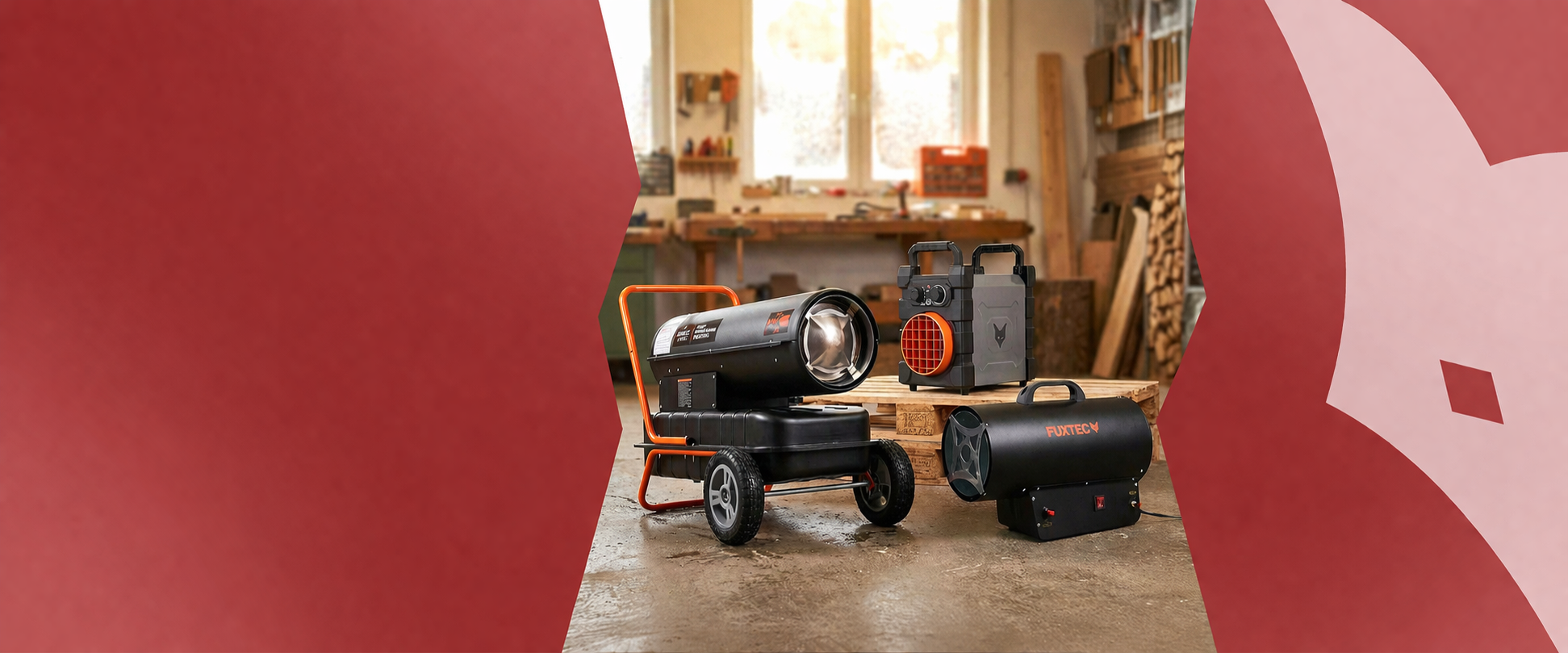 Halle richtig beheizen: Warmluftgebläse, Heizkanonen und Lösungen für Gartenhäuser und Chalets