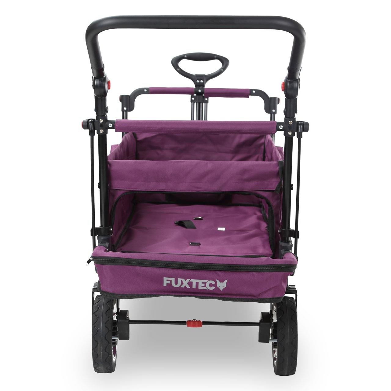 B-Ware FUXTEC Bollerwagen FX-CT800 mit UV-geschütztem Sonnendach,Schiebegriff & Innenraumverlängerung